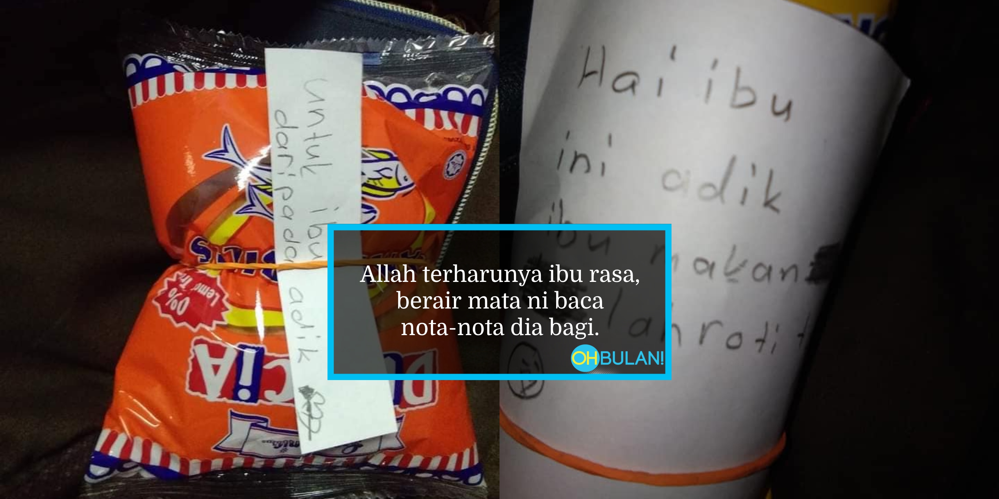 Bimbang Ibu Tak Sempat Makan, Anak Selit ‘Bekal’ Siap Tulis Nota, Sebaknya!