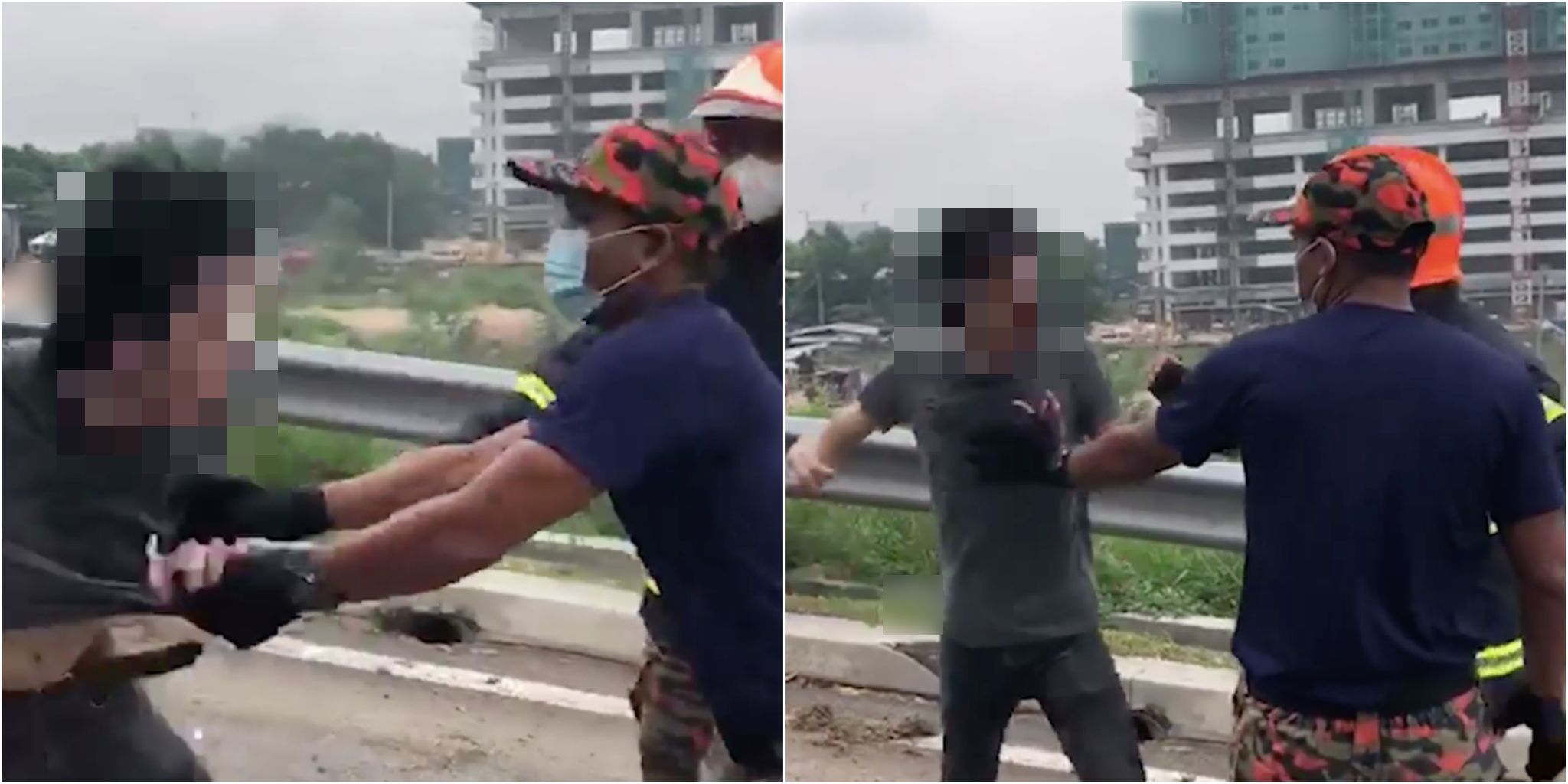 [VIDEO] Kasihan Abang Bomba Kena Penumbuk…