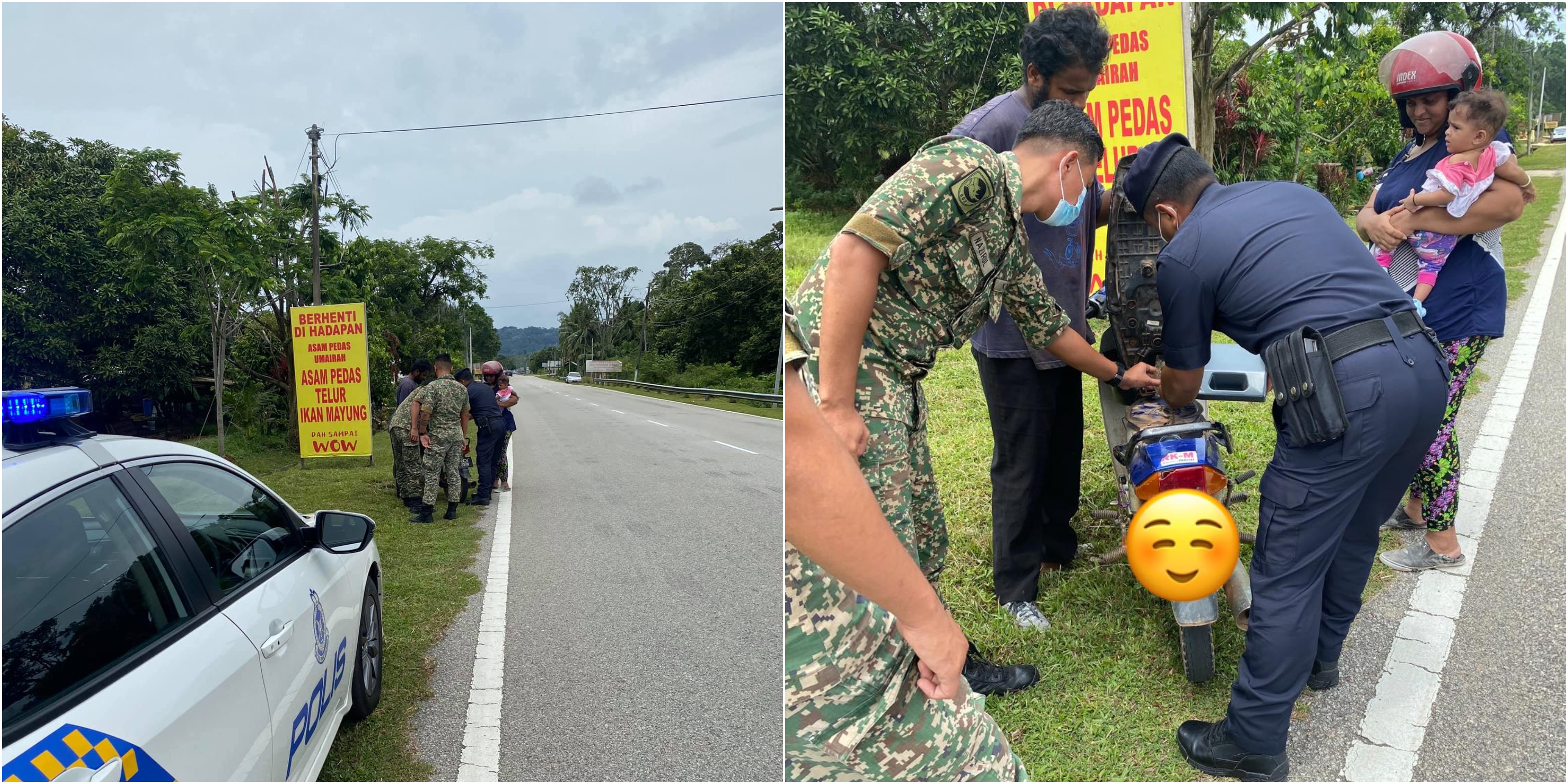 ‘Dengan Anak Kecil Lagi, Tolak Motor….’
