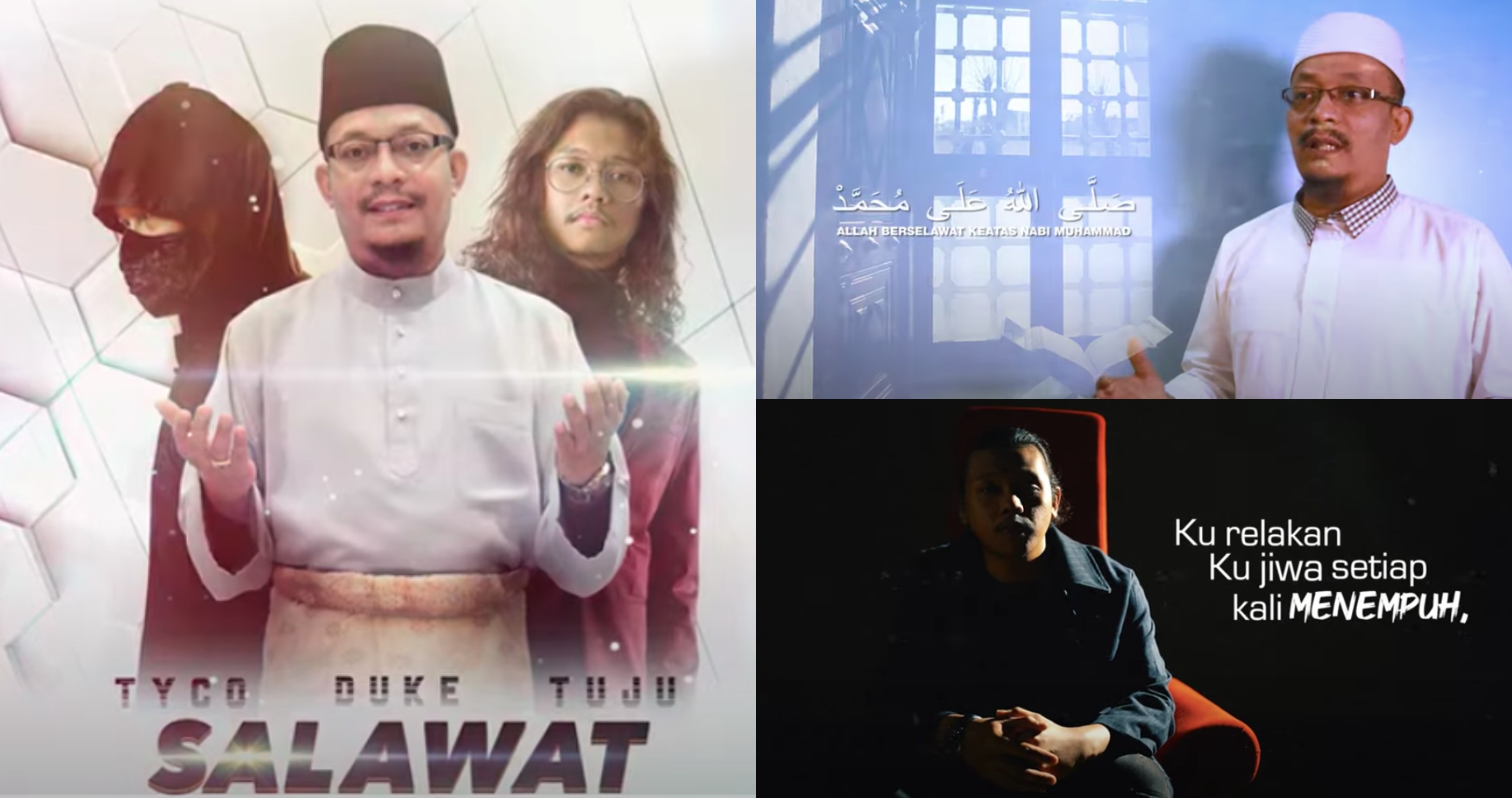 Penampilan Ustaz Kazim Dalam Salawat 1442 Bersama Tuju K-Clique Terima Pujian