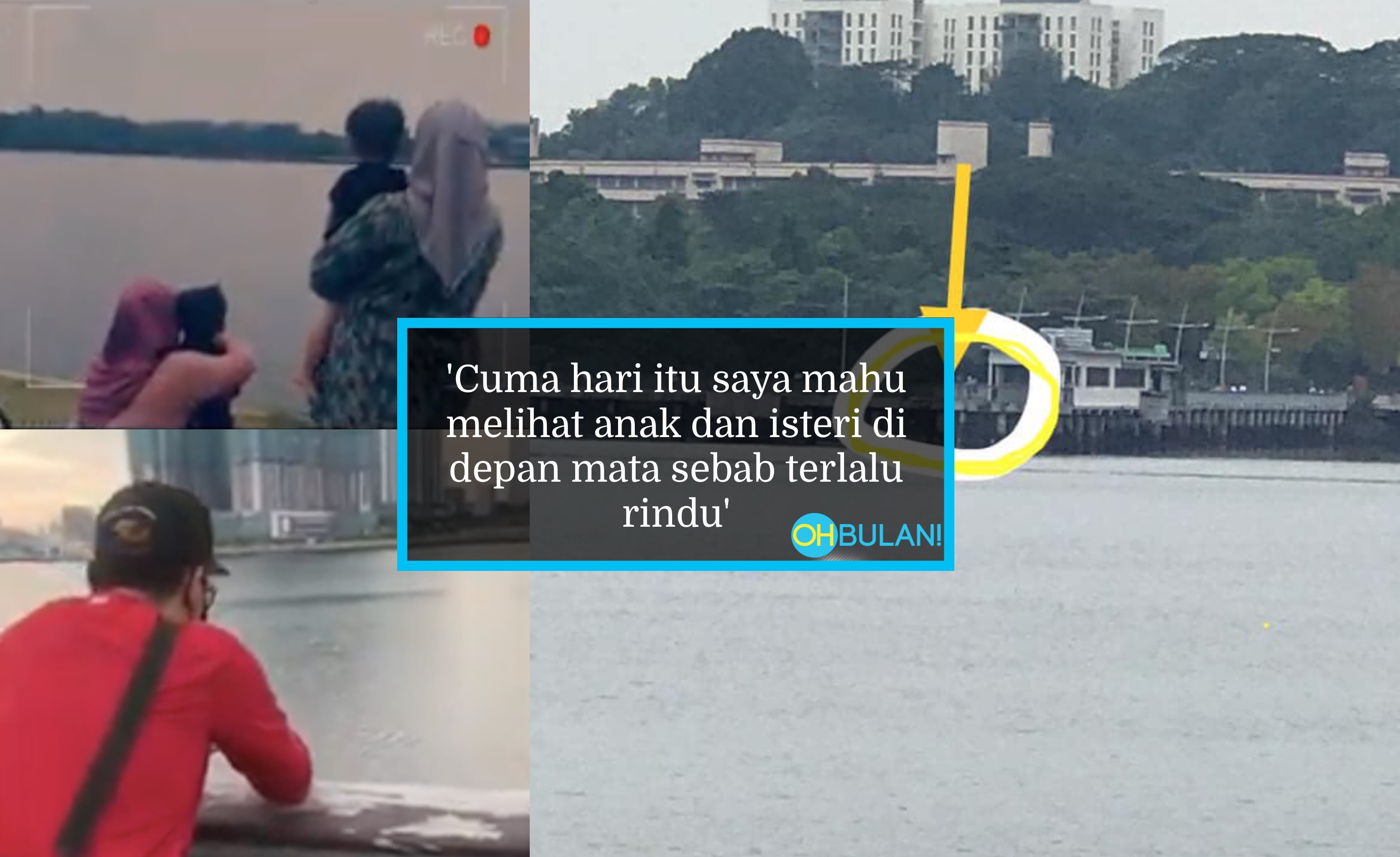 [VIDEO] ‘Alhamdulillah Mereka Dapat Melihat Saya Menerusi Teropong’ – 8 Bulan Terpisah Dengan Anak, Isteri