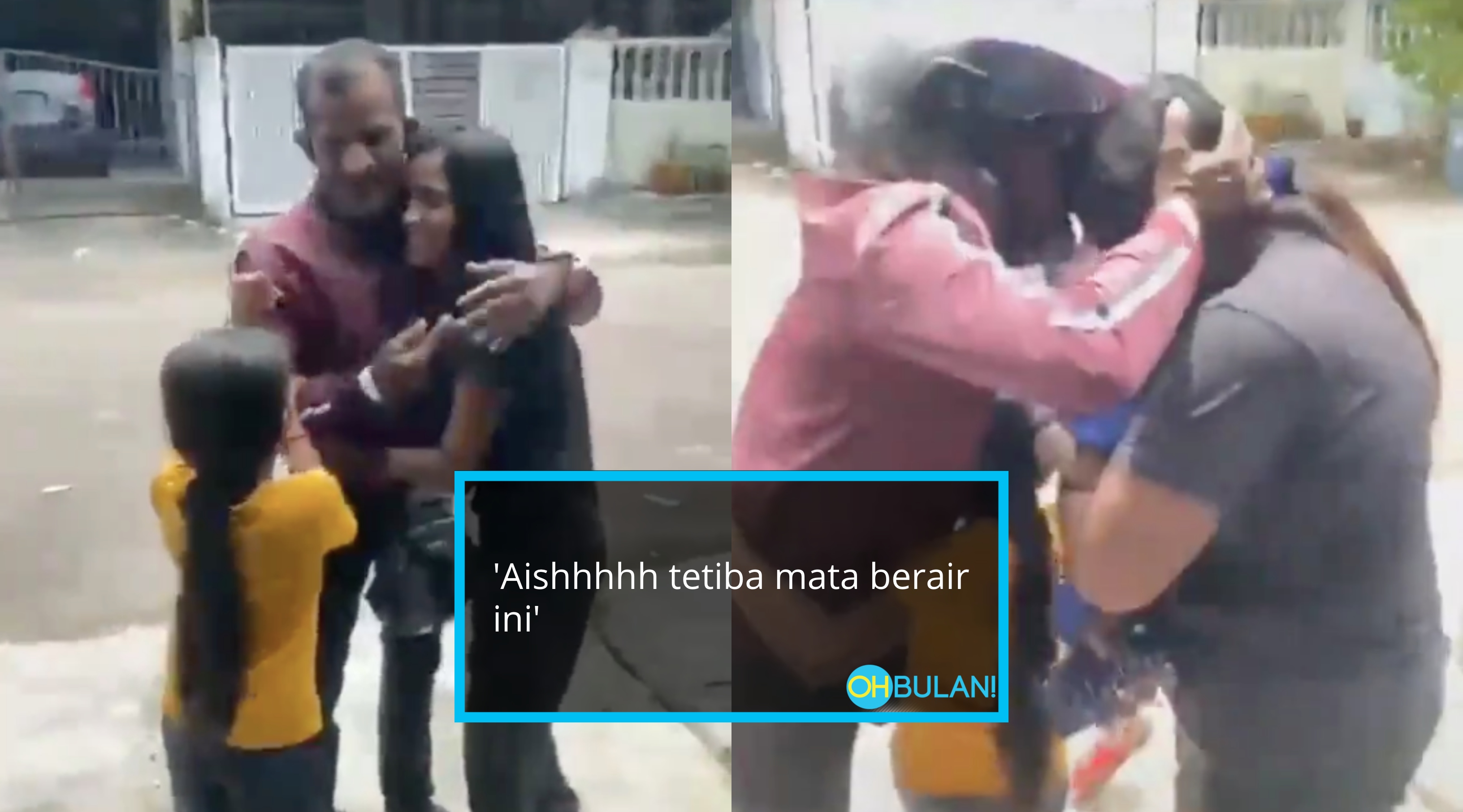 [VIDEO] Terpisah Selama 8 Bulan, Anak-Anak Teruja Sambut Kepulangan Bapa Untuk Deepavali Bikin Sebak!