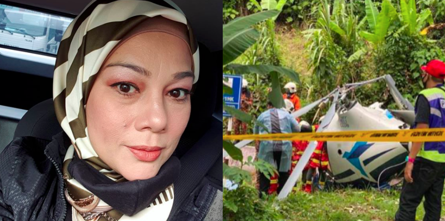Ingatkan Tanah Runtuh, Sharifah Shahirah Kongsi Detik Cemas Dengar Letupan Helikopter Terhempas