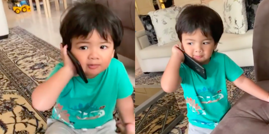 [VIDEO]’Last Sekali Tu Ambil Hang’ – Gelagat Jebat Jayden Cakap Telefon Curi Tumpuan Netizen