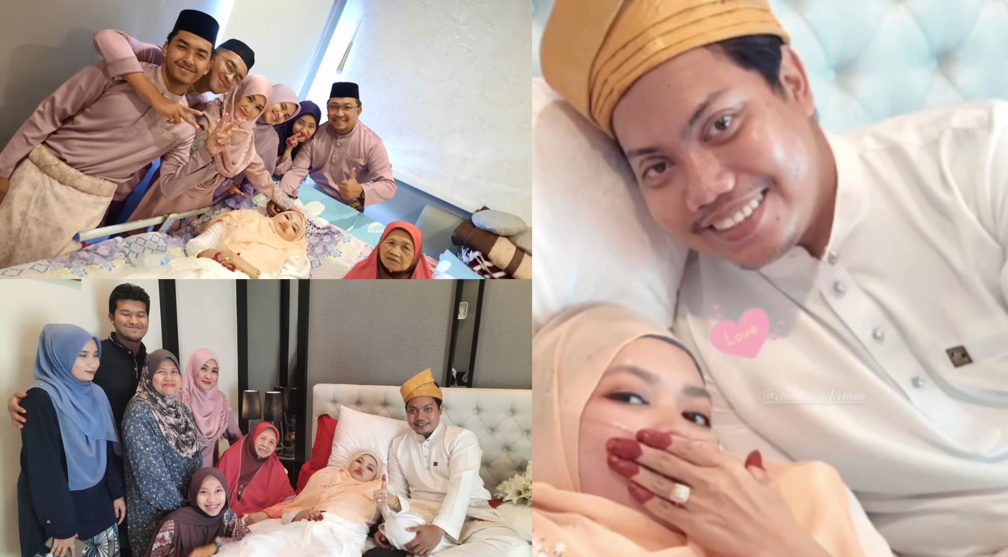 [VIDEO] ‘Terima Kasih Aiman..’ – Terlantar Atas Katil, Wanita Hidap Kanser Tahap 4 Selamat Nikah