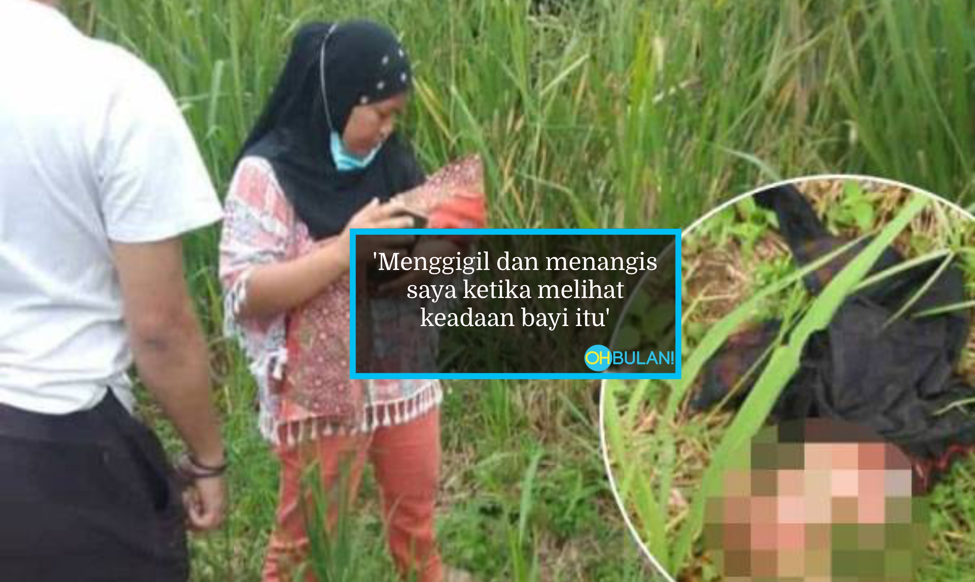 Badan Penuh Darah & Dihurung Semut, Bayi Ditemui Dibuang Dalam Semak