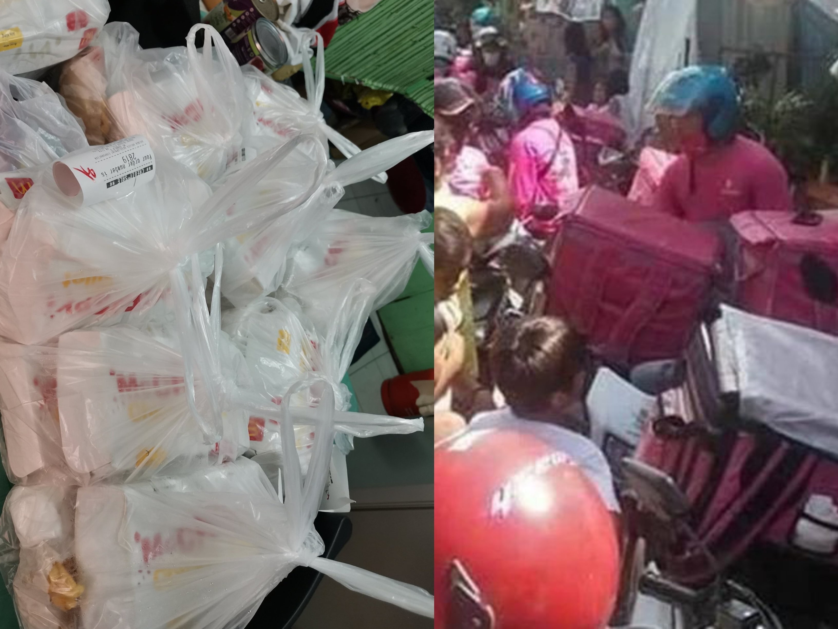 Ingatkan Aplikasi Rosak, Kanak-Kanak Terkejut 42 Rider Datang Hantar Makanan Serentak!