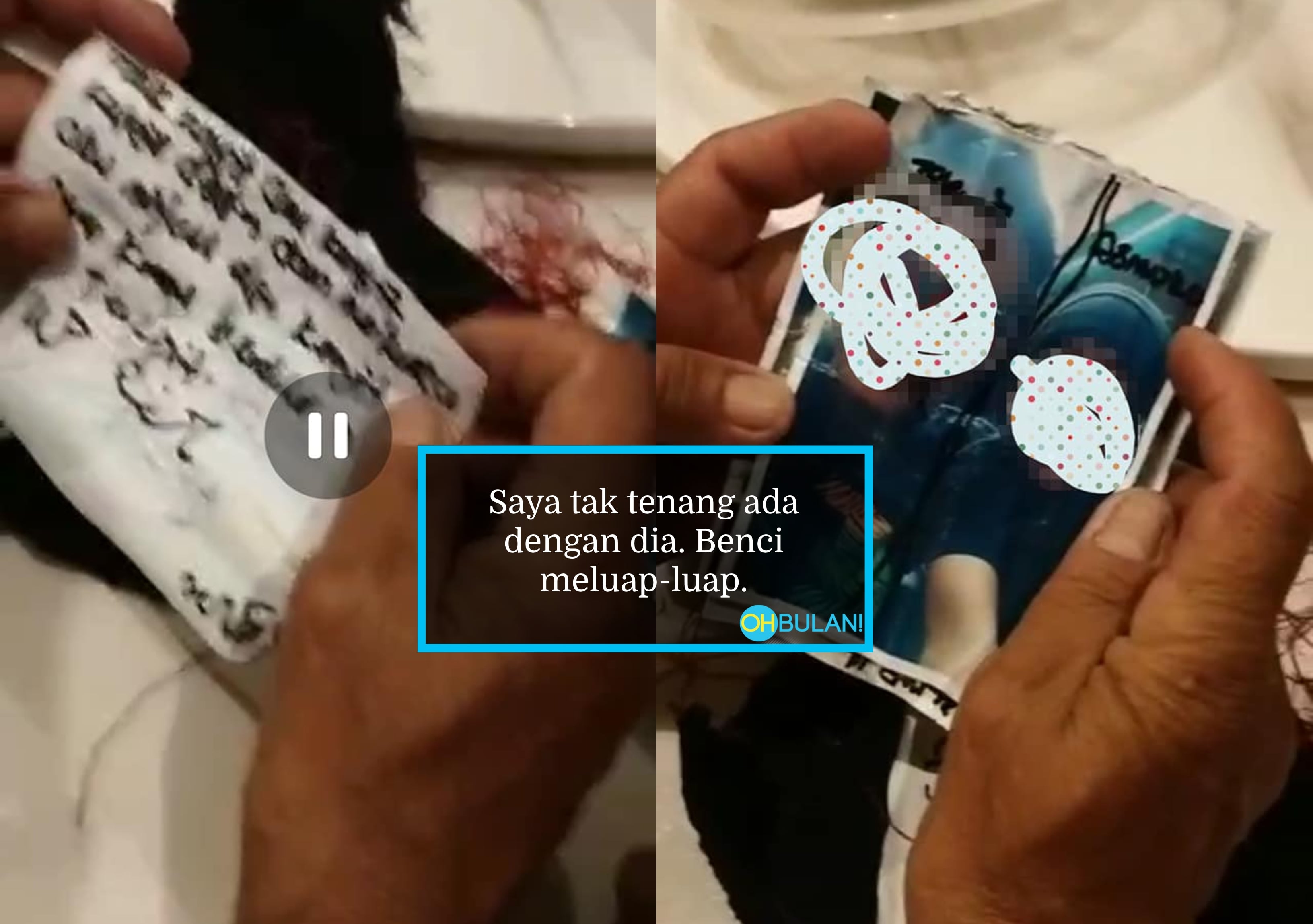 ‘Gulungan Hitam’ Tiba-Tiba Jatuh Dari Siling Bilik Rumah, Bila Dibuka..