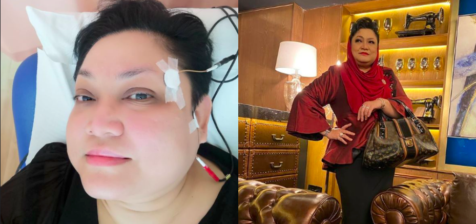 ‘Tiba-Tiba Air Terpancut Keluar Dari Mulut’ – Adibah Noor Diserang Bell’s Palsy
