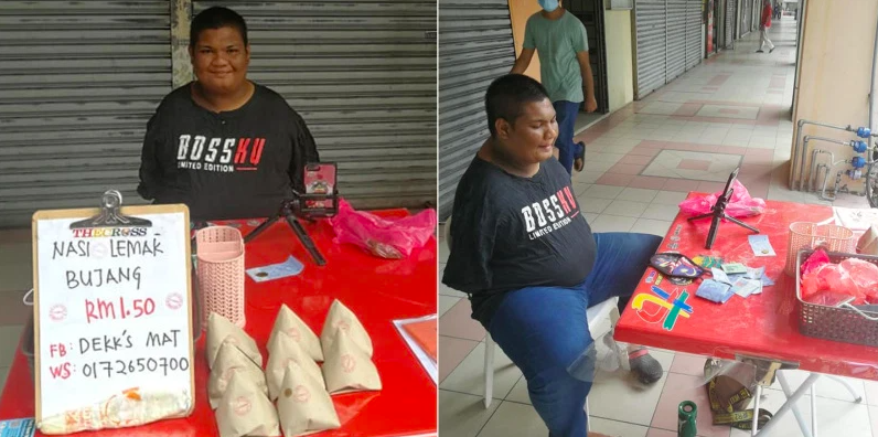 [VIDEO] ‘Untung Sikit Pun Tak Apa, Janji Ada Hasil…’ – Kisah Kegigihan Pemuda OKU Jual Nasi Lemak RM1.50