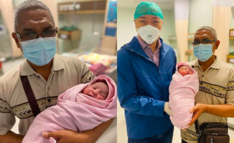 Timang Zuriat Selepas 21 Tahun, Doktor Kongsi Kegigihan Pasangan Ini Setahun Ulang Alik Naik Bas Buat Rawatan!