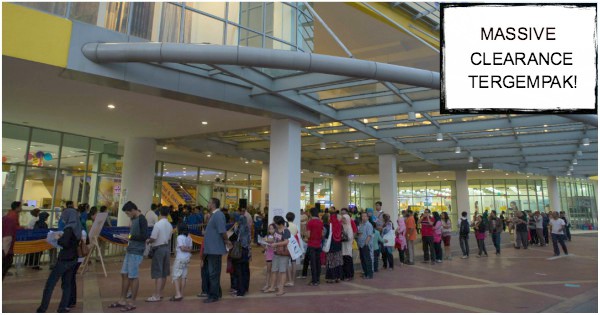Massive Clearance Sale Tawar Diskaun Sehingga 90% & Barangan Serendah RM 1!