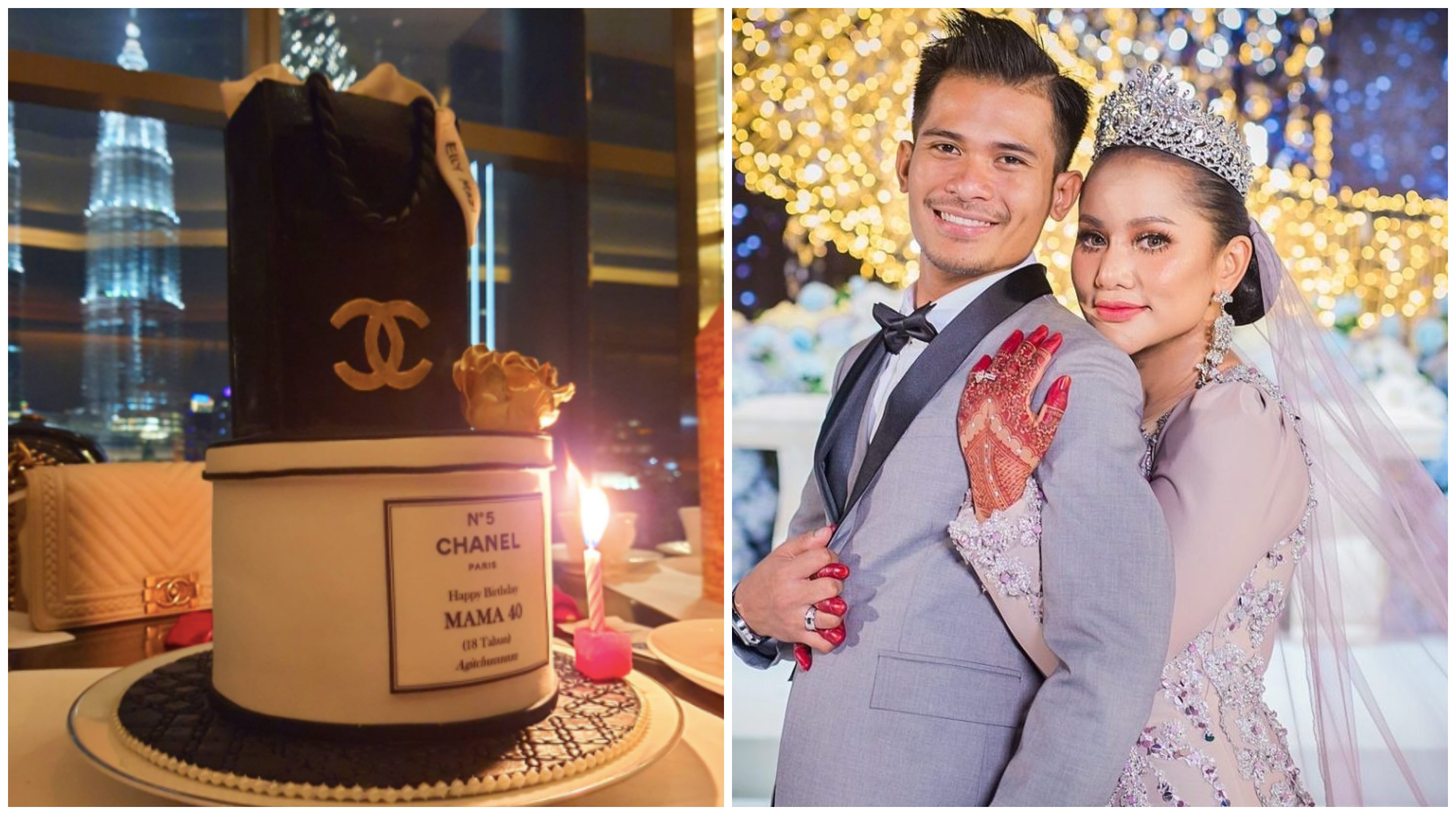 Sambut Birthday Di Usia 40 Tahun Elly Mazlein Terharu Terima Surprise Dari Suami