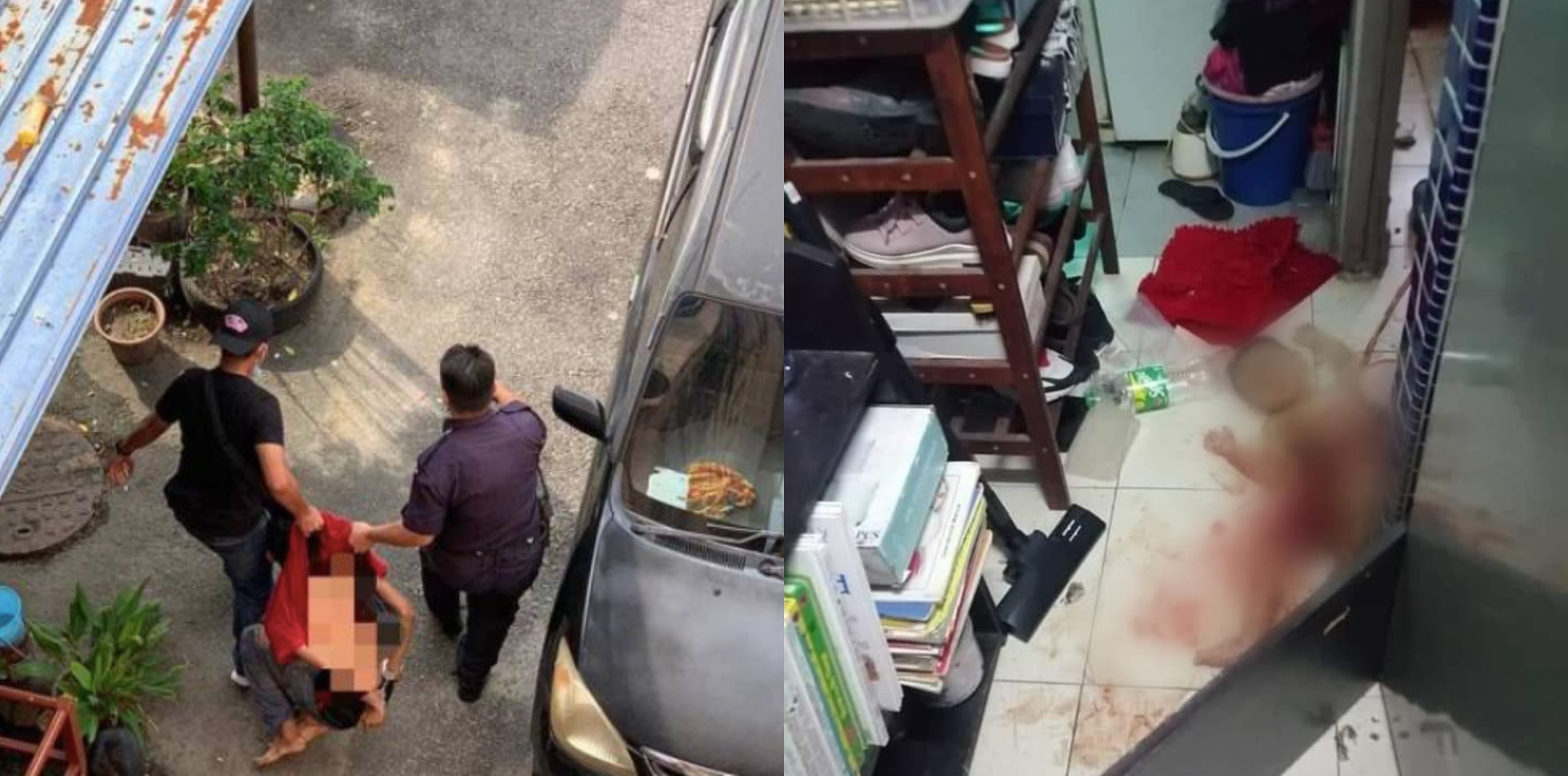 [VIDEO] Bapa ‘Gila’ Mengamuk Secara Tiba-Tiba, Bayi 18 Bulan Parah Ditikam, Usus Terburai!