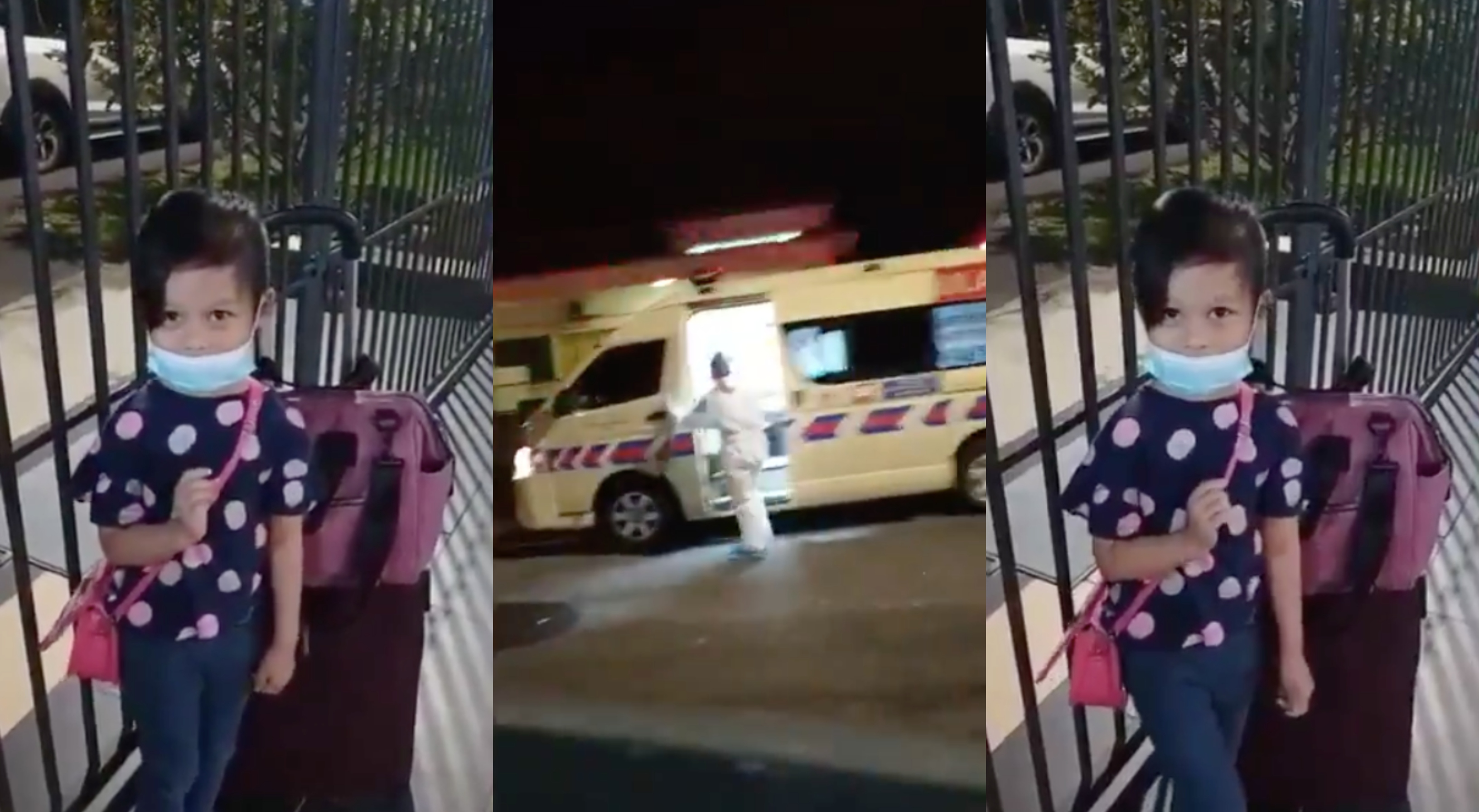 [VIDEO] Ibu Sebak Anak 5 Tahun Positif Covid-19 Ke Hospital Seorang Diri