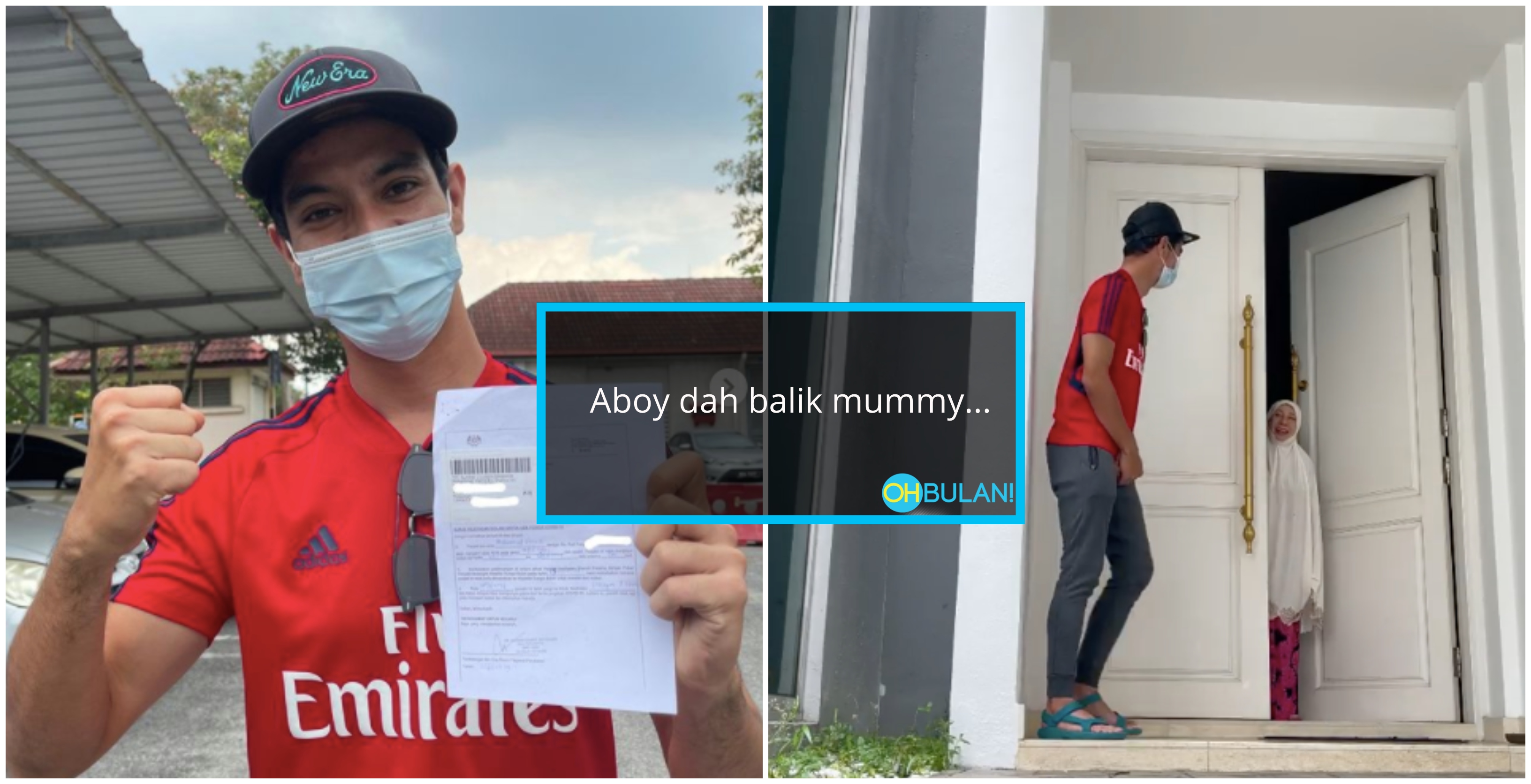 Terharu Dapat Jumpa Kak Ton Setelah 2 Minggu, Harris Anuar Kini Bebas Covid-19