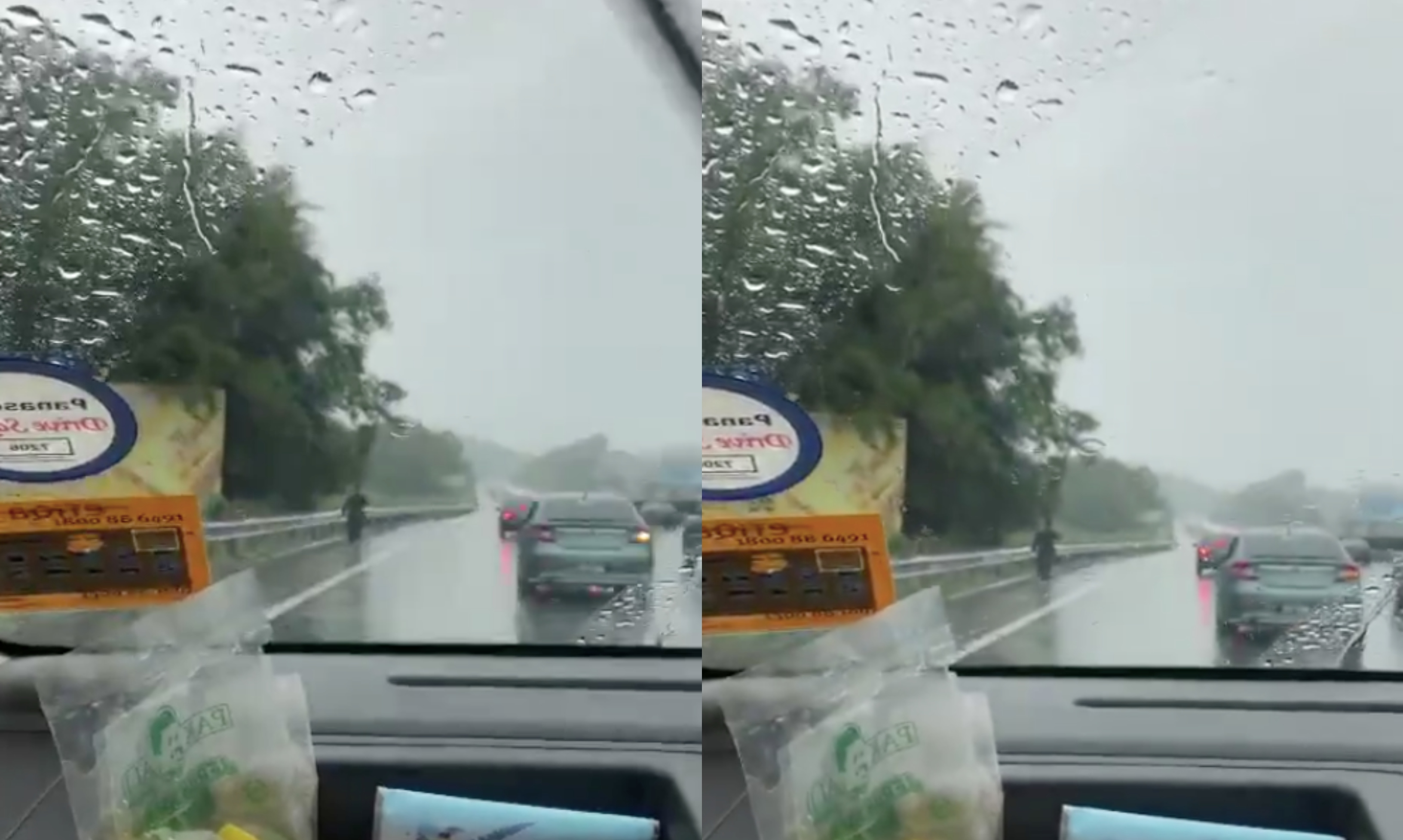 Ditinggalkan Bas Semasa Berhenti Di RnR, Netizen Puji Keluarga Prihatin Ini Tolong Lelaki ‘Kejar’ Bas