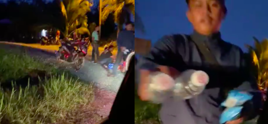 Keluarga Ini Terharu, Orang Kampung Sanggup Tunggu Tepi Jalan Hulur Bantuan Makanan Kepada Mangsa Terkandas Banjir