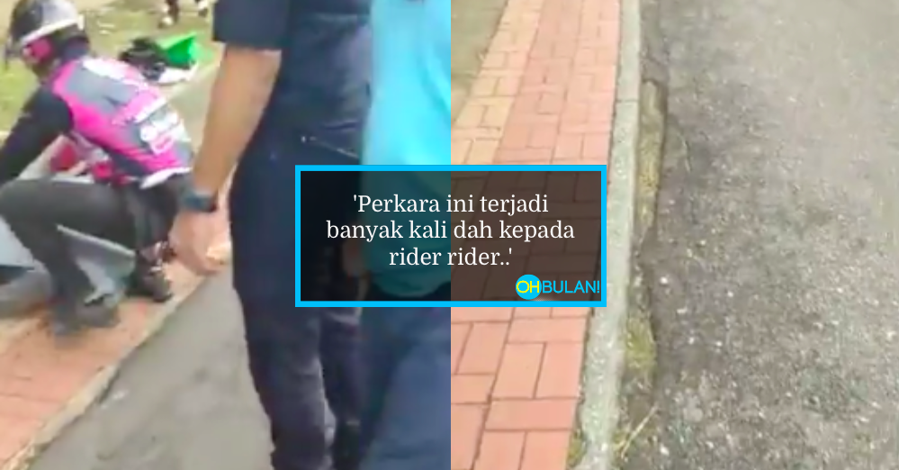 [VIDEO] Gara-Gara Terlanggar Lubang, Penghantar Makanan Meninggal Dunia Di Damansara