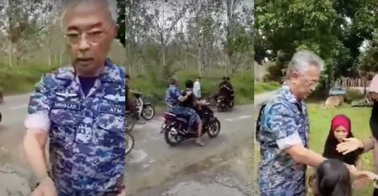 Rendah Diri & Prihatin Terhadap Rakyat, Agong Santai Naik Motor Ziarah Mangsa Banjir