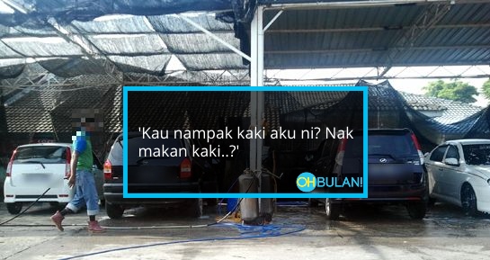 Gara-Gara Salah Faham, Pelanggan Ugut Tak Mahu Bayar Servis Cuci Kereta Warga Bangladesh