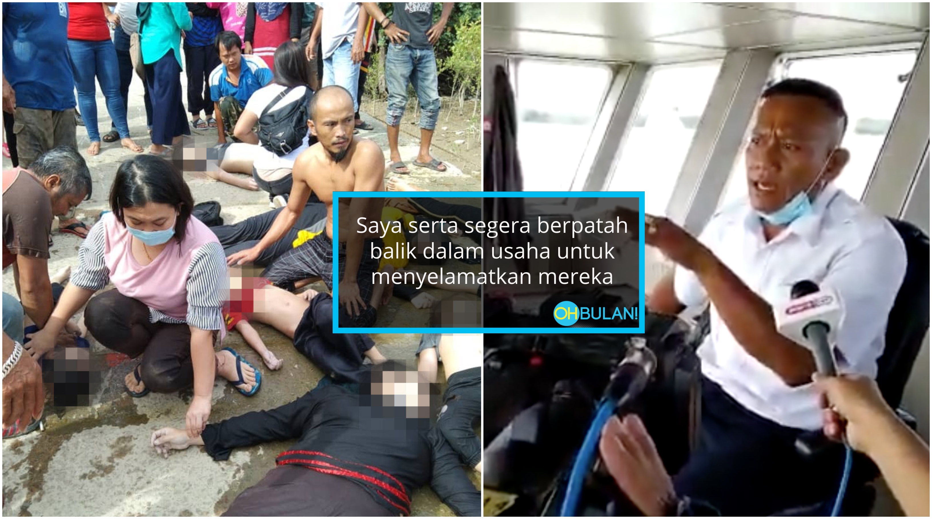 Terlihat Lambaian Terakhir Tangan Mangsa, Saksi Tragedi Feri Triso Trauma