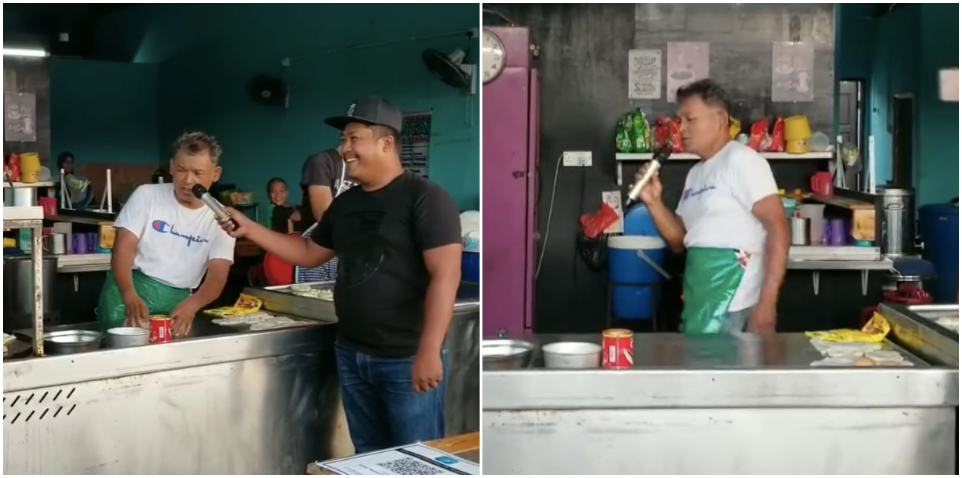 [VIDEO] Nyanyi Sambil Tebar Roti Canai, Suara Ringgo Arrow Macam Dalam Kaset Lagi!