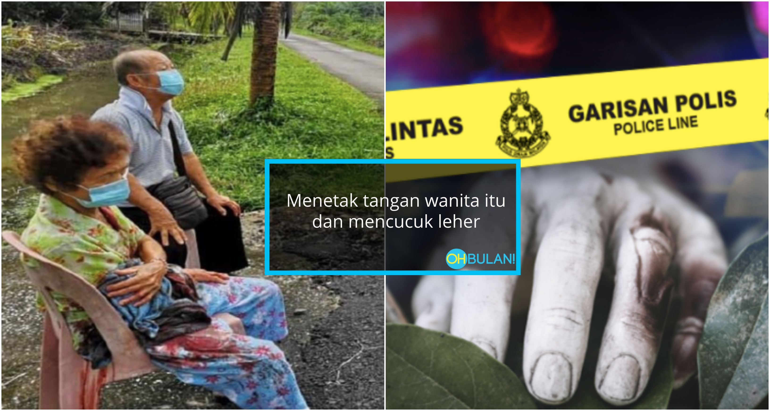 Warga Emas Kena Tetak Lepas Tanya ‘Kamu Anak Siapa?’