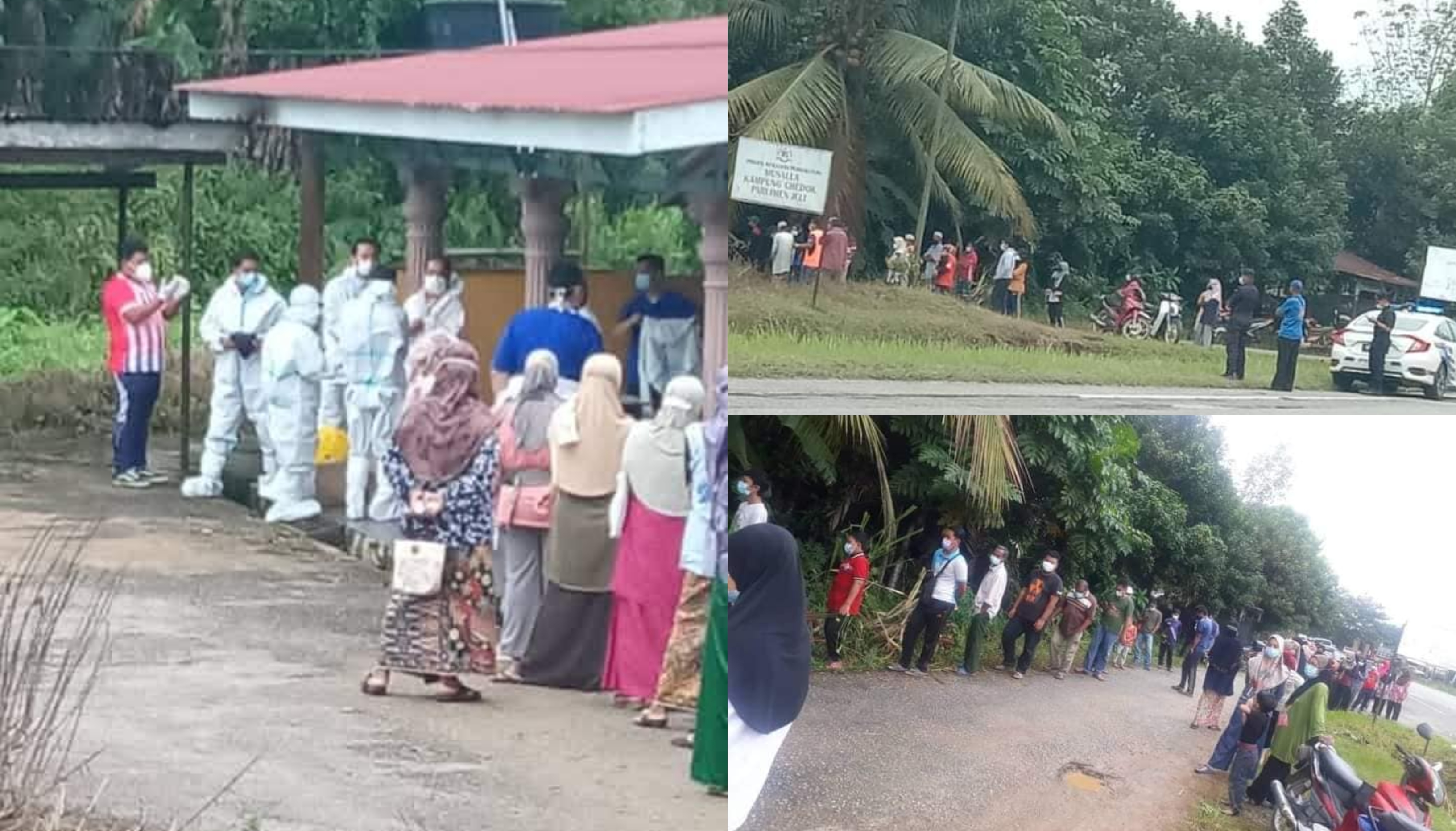 Kerana Nila Setitik, Habis Satu Kampung Kena Buat Ujian Covid-19 Di Tanah Merah!