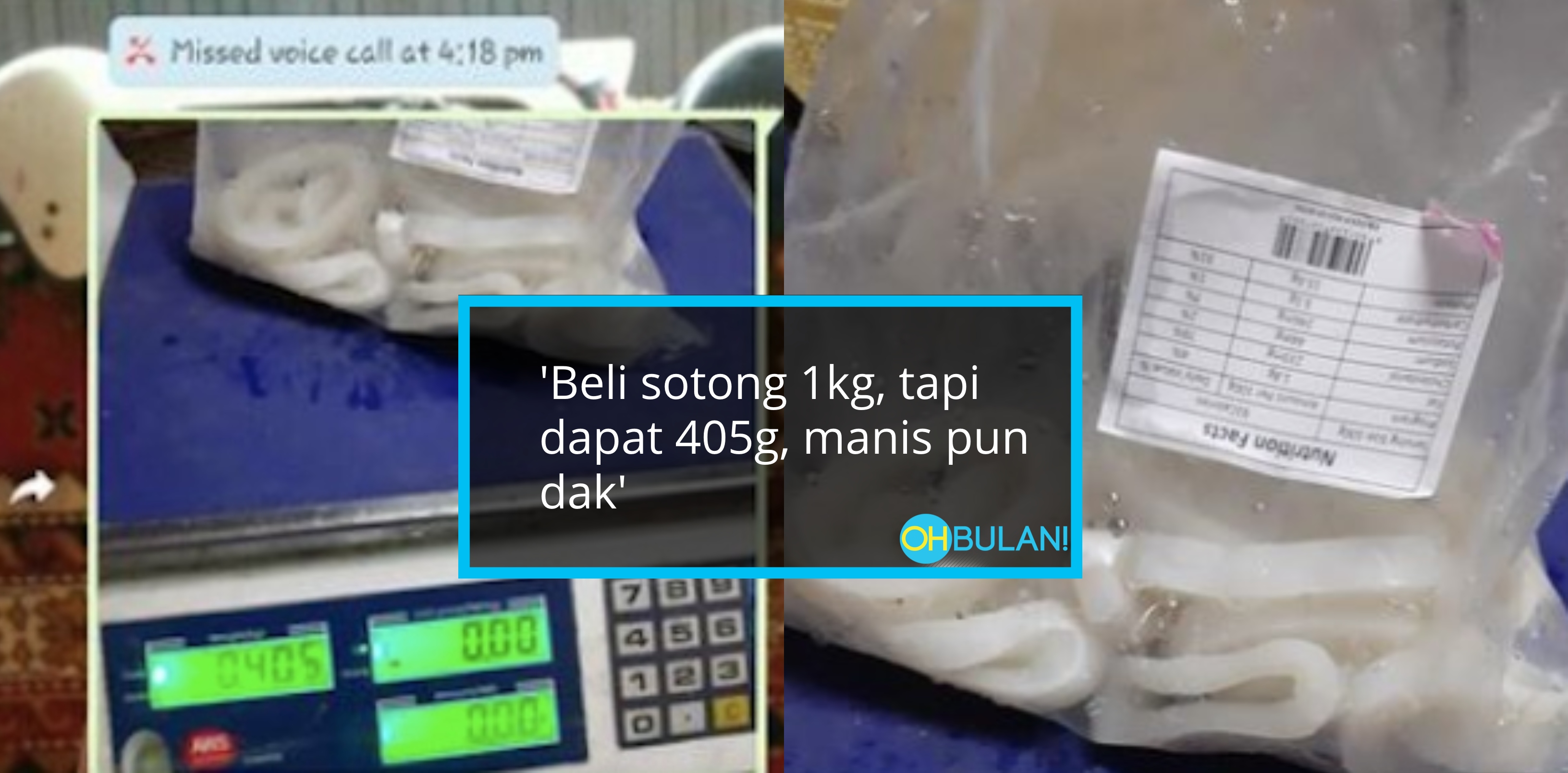 Beli Sotong Sekilo Tapi Ais Lagi Berat Dari Sotong…