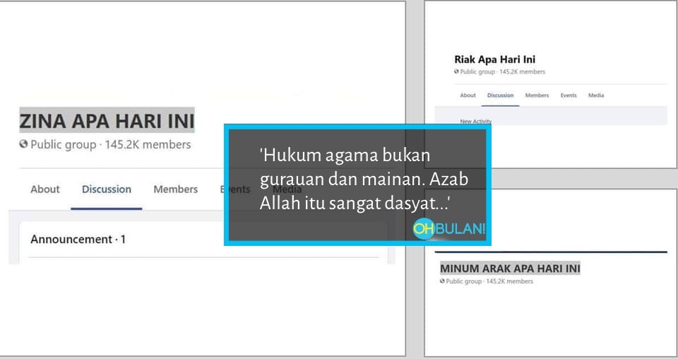 Rupanya Banyak Lagi Group Pelik Di FB! Group Zina, Minum Arak Pun Sampai Ratus Ribu Ahli!
