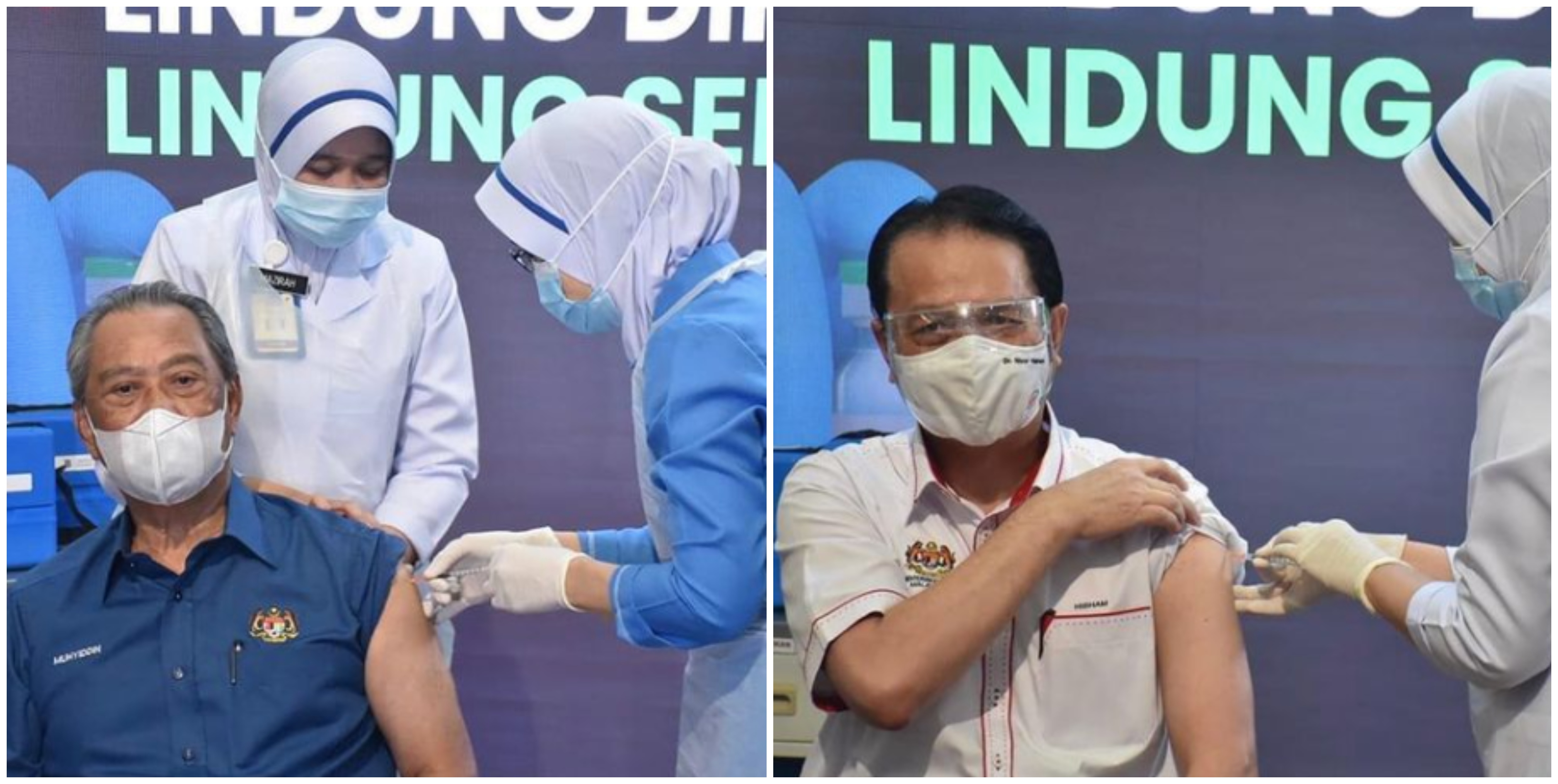 [VIDEO] Muhyiddin Yassin, Noor Hisham Antara Individu Terawal Terima Vaksin Covid-19