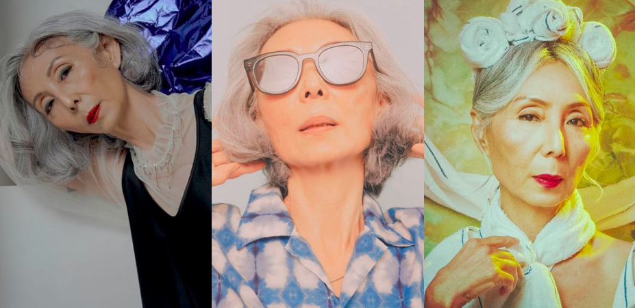 [FOTO] Siapa Cakap Nenek 65 Tahun Tak Boleh Jadi Model? Siap Pakai Towel Good Morning Lagi!
