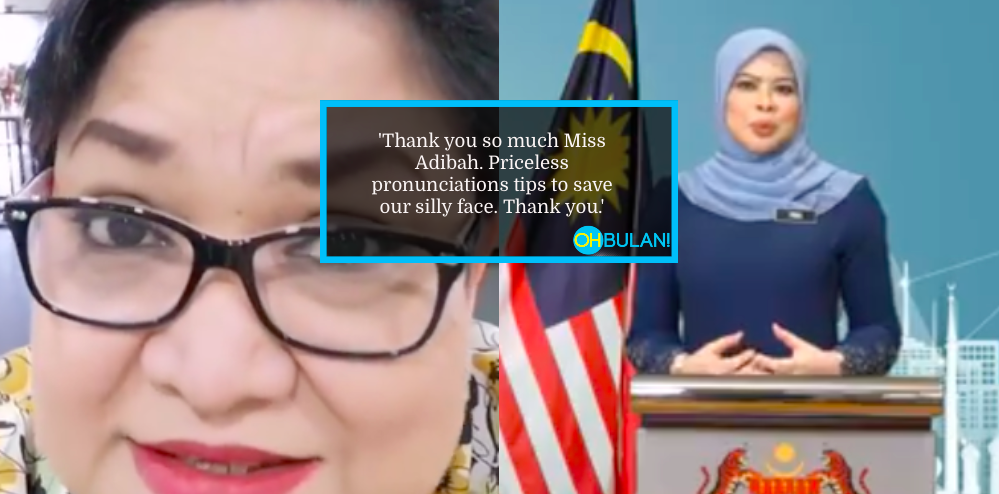 ‘Tak Payah Sebut B Tu’ – Adibah Noor Betulkan Sebutan Rina Harun Dalam Video Ucapan PBB