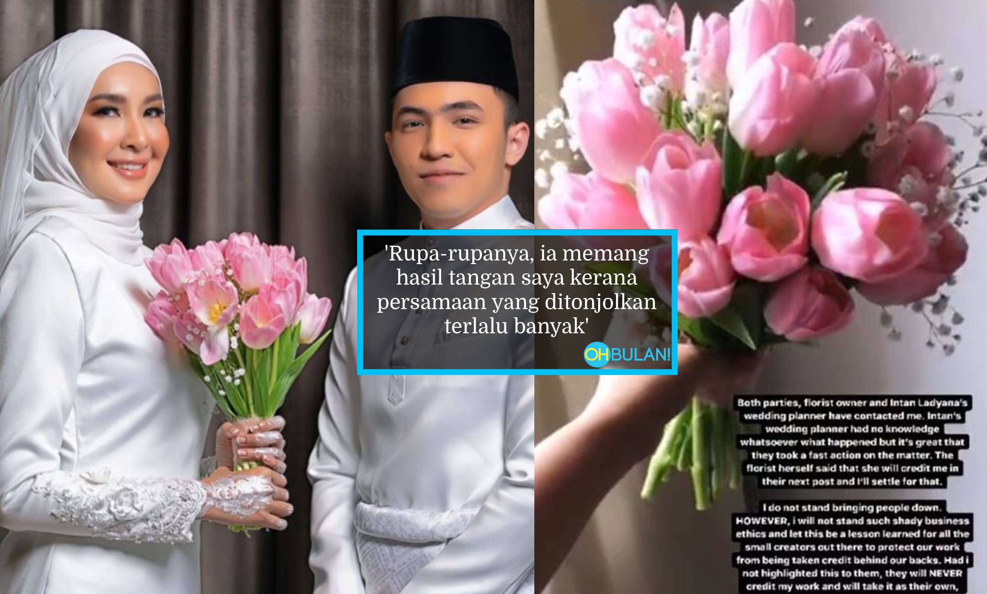 Dakwa Hasil Kerja ‘Diciplak’, Pemilik Bunga Tangan Intan Ladyana Dedah Perkara Sebenar