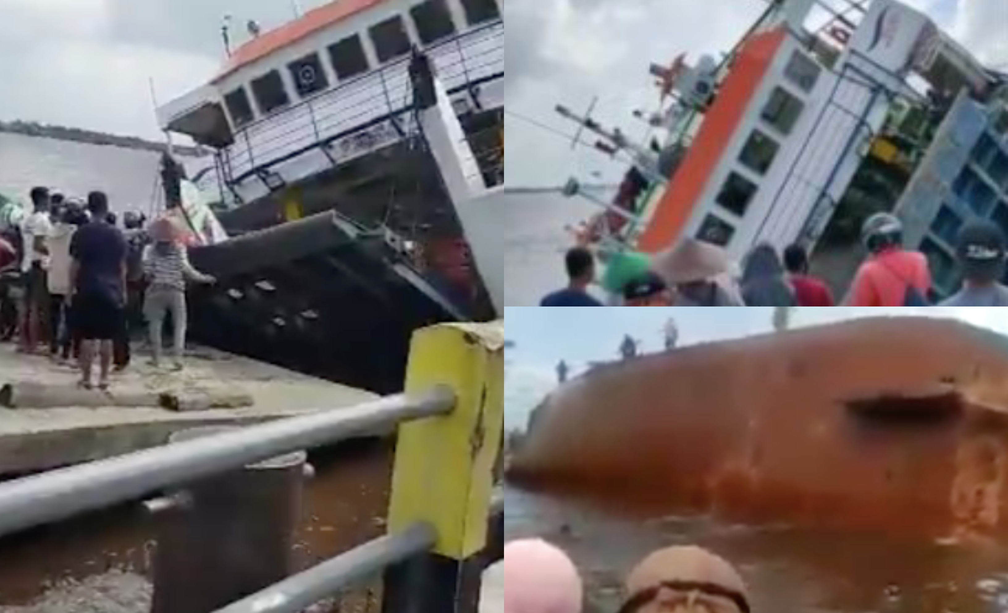 [VIDEO] Detik Cemas Feri Terbalik Sebelum Karam, Penumpang Menjerit Minta Tolong