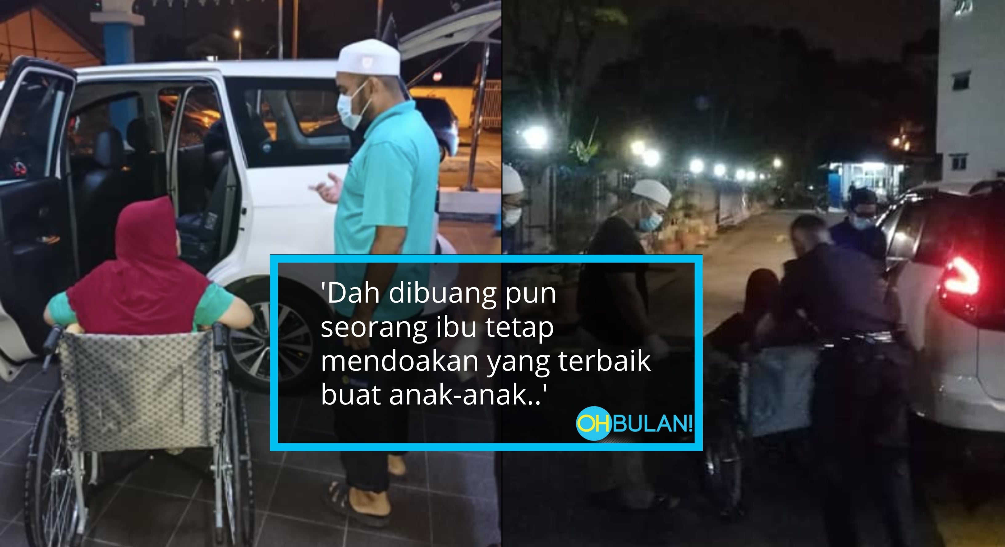 Ditinggalkan Bersendirian Sejuk Di Tepi Jalan, Siap Sekali Lampin Pakai Buang & Beg Baju