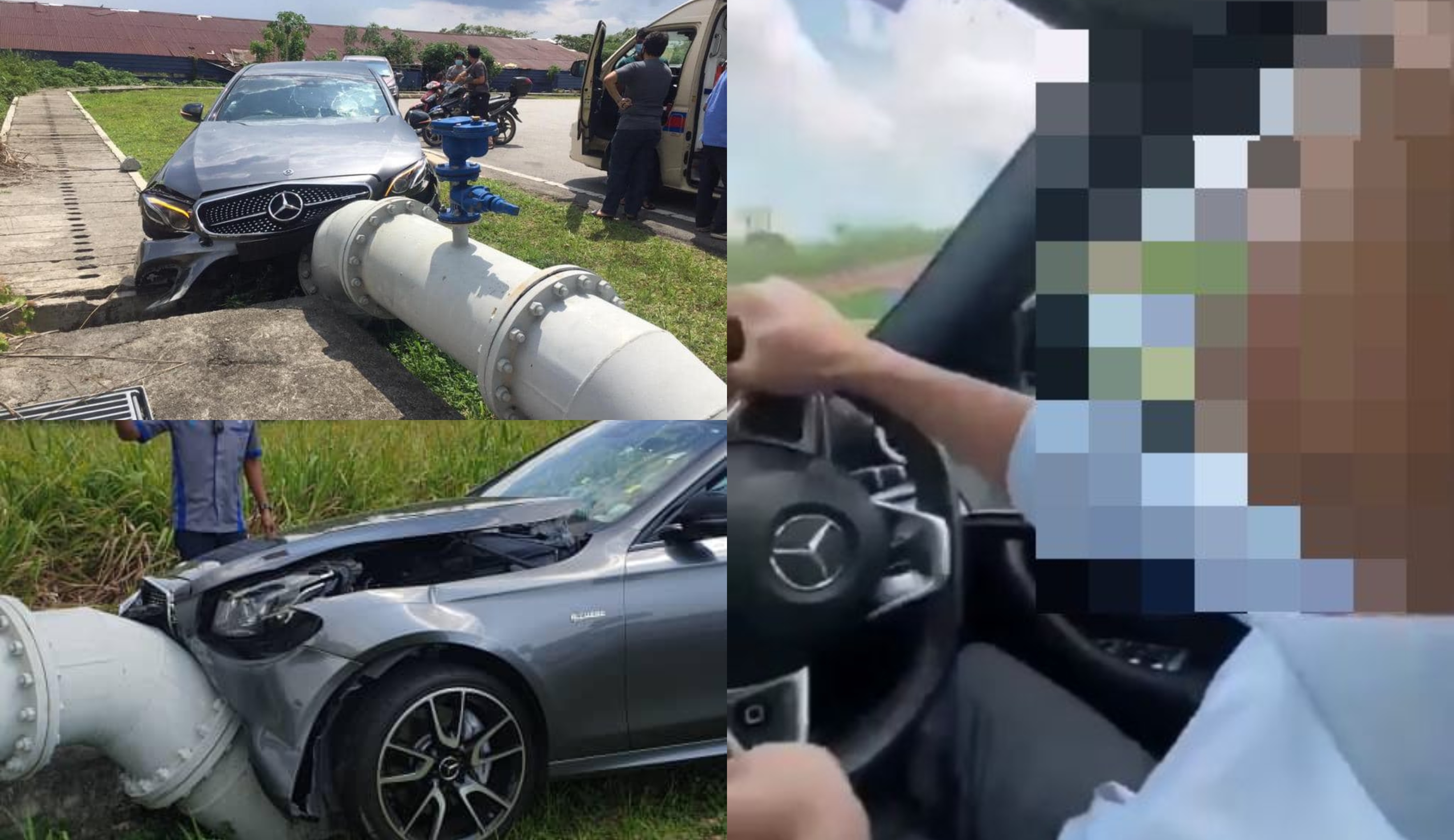[VIDEO] Menangis Tak Berlagu! Teruja Punya Pasal,  Habis Jahanam Kereta Pandu Uji