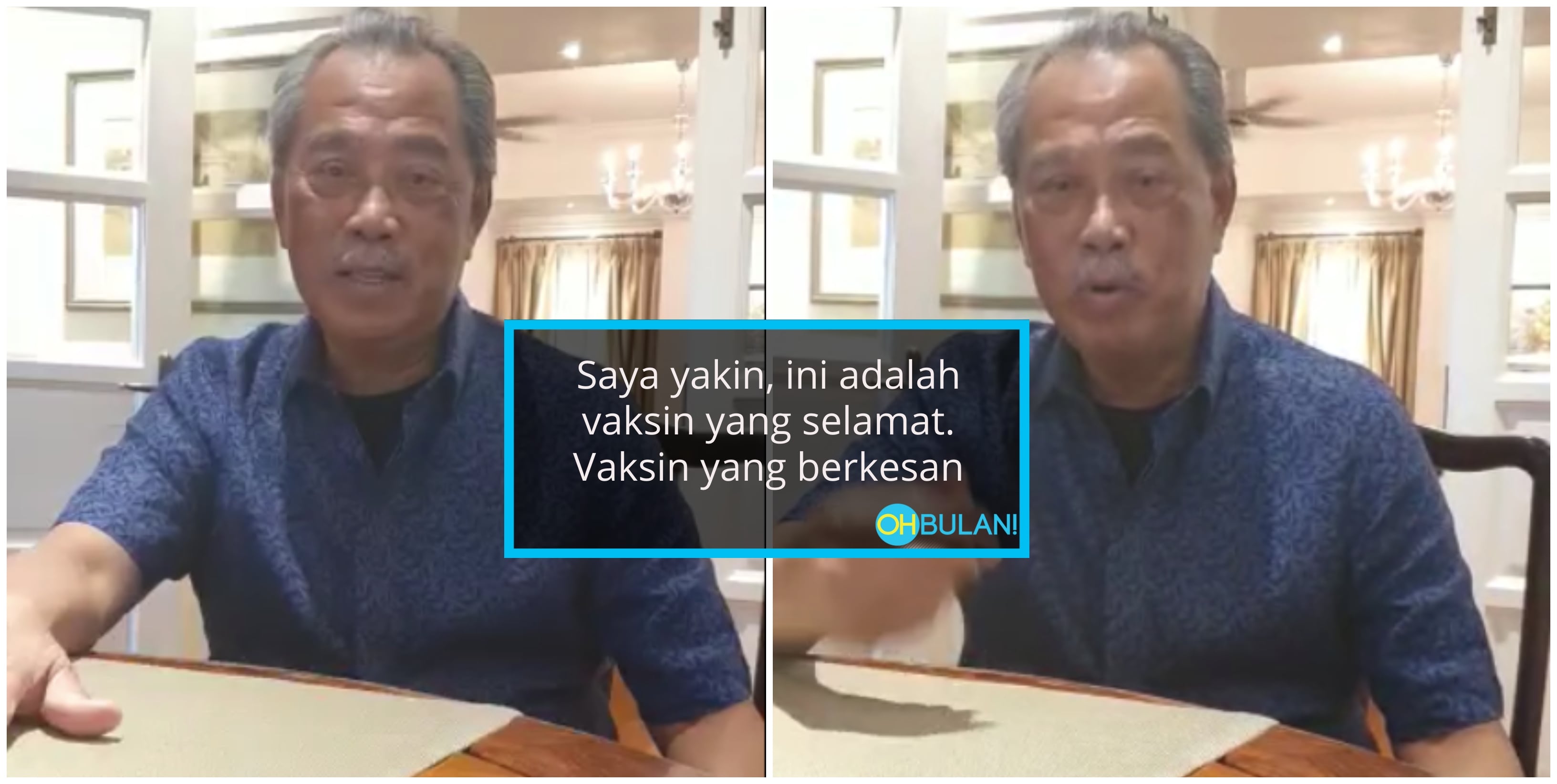 Tiada Sebarang Gejala Selepas Dicucuk, Perdana Menteri Minta Rakyat Malaysia Terima Vaksin