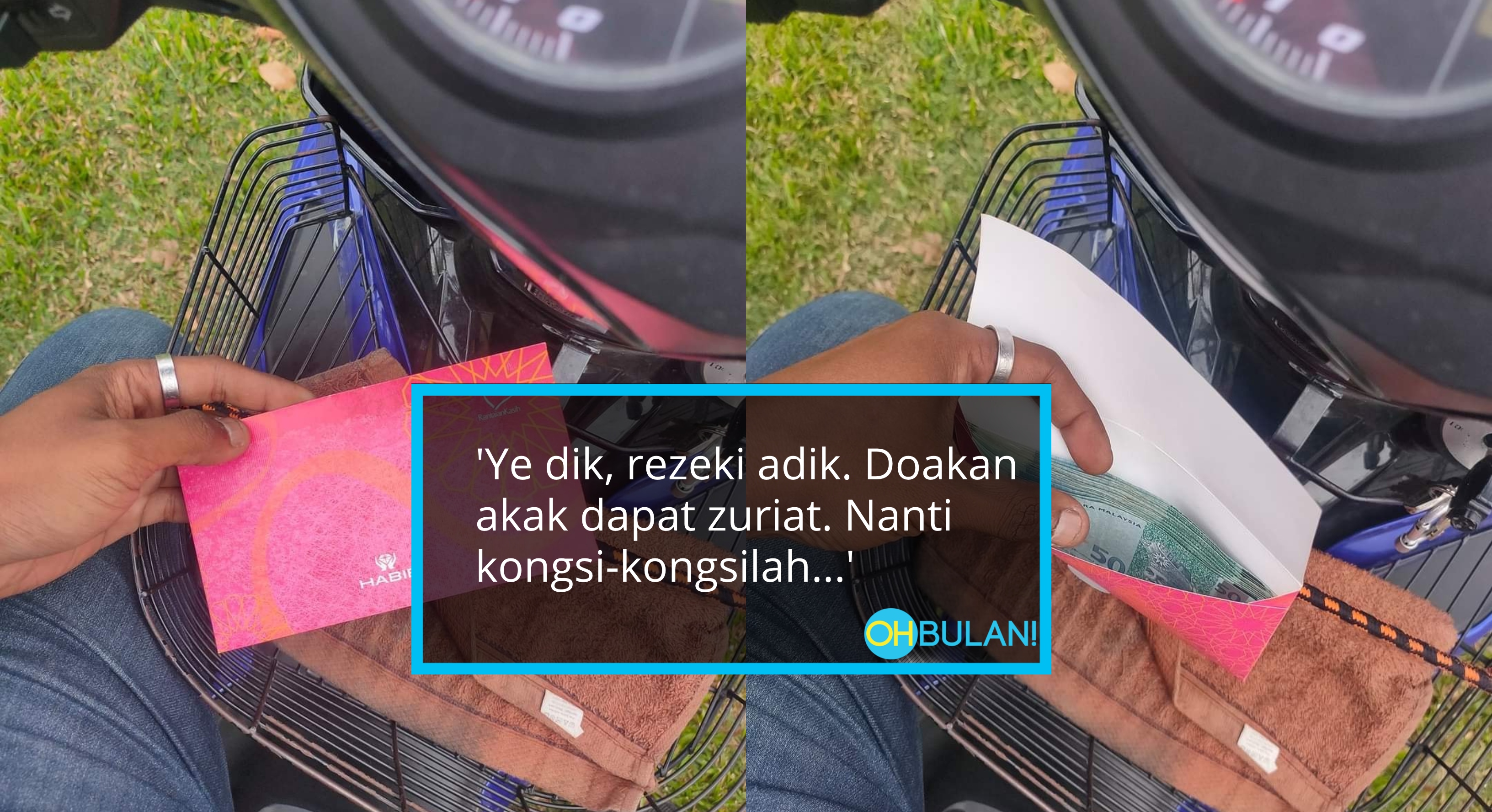 Rider Terkejut Dapat ‘Upah’ RM1k, Pelanggan Minta Doakan Supaya Cepat Dapat Zuriat