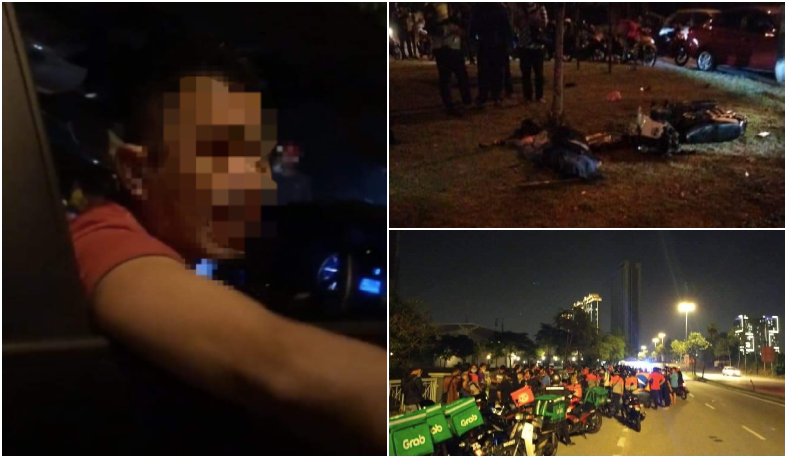 Penunggang Motosikal Maut Di Lokasi, Kes Pemandu Mabuk Cuba Langgar Lari Tapi Gagal