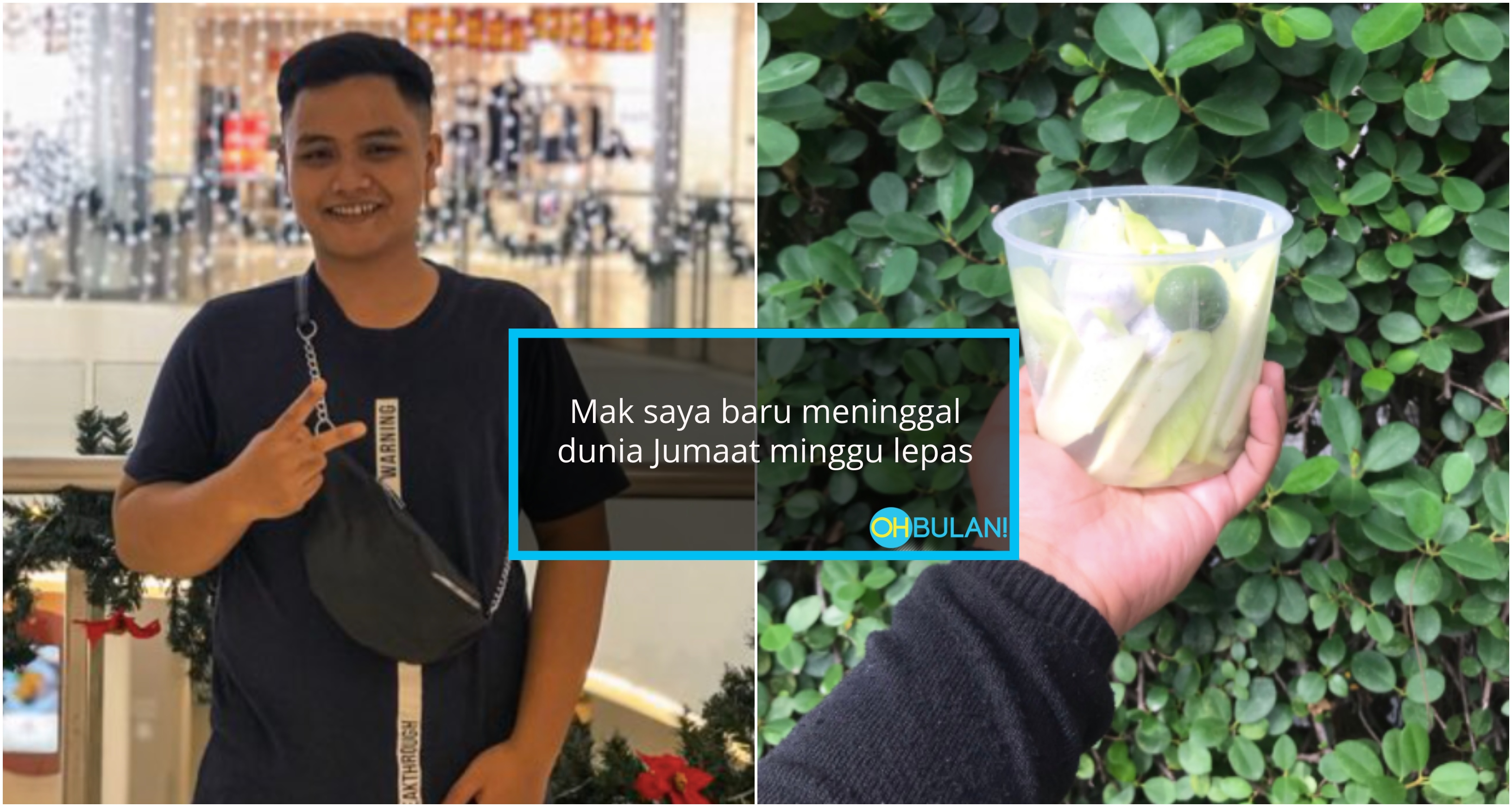 Hilang Kerja Sejak PKP, Ibu Baru Meninggal Dunia. Pemuda Ini ‘Struggle’ Cari Duit Dengan Jual Jeruk Asam Boi