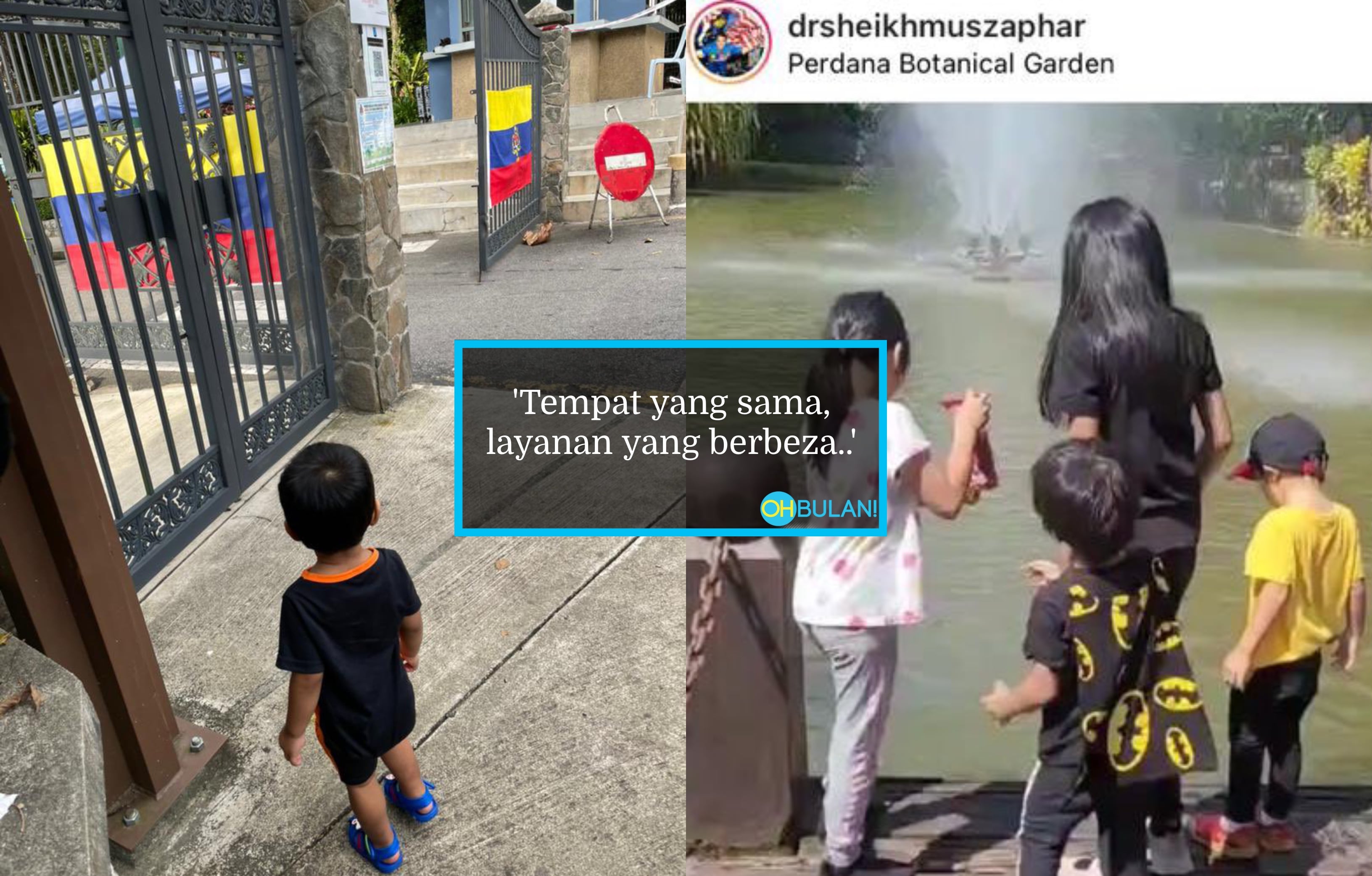 ‘Sheikh Muszaphar Boleh Bawa 4 Orang Anak?’ – Bapa Terkilan Anak Tak Dibenarkan Masuk Taman Botani