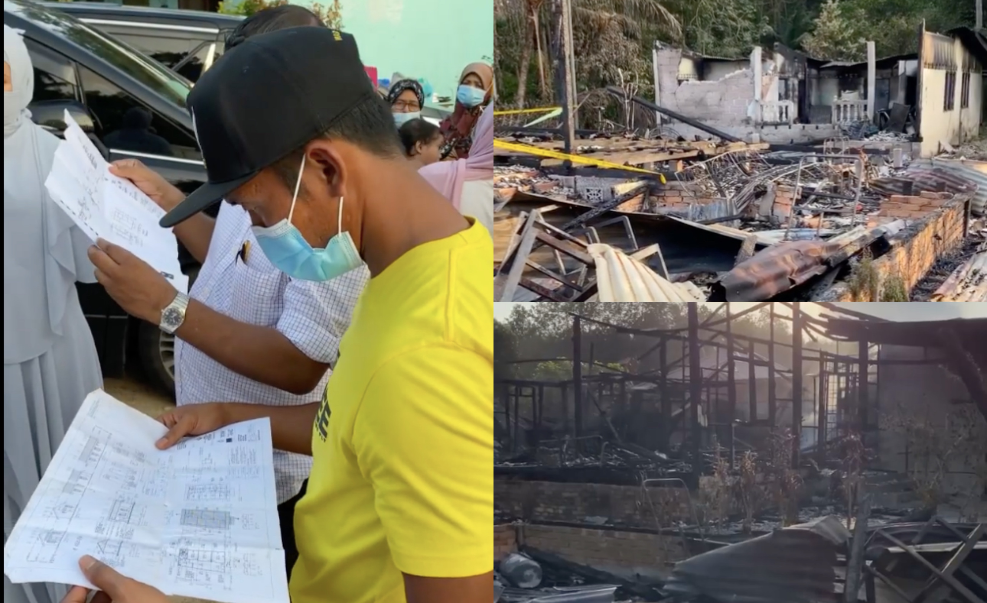 ‘Kita Tidur Nyenyak, Diorang Lari Selamatkan Diri..’– Siti Sarah, Shuib Bina Rumah Buat Mangsa Kebakaran