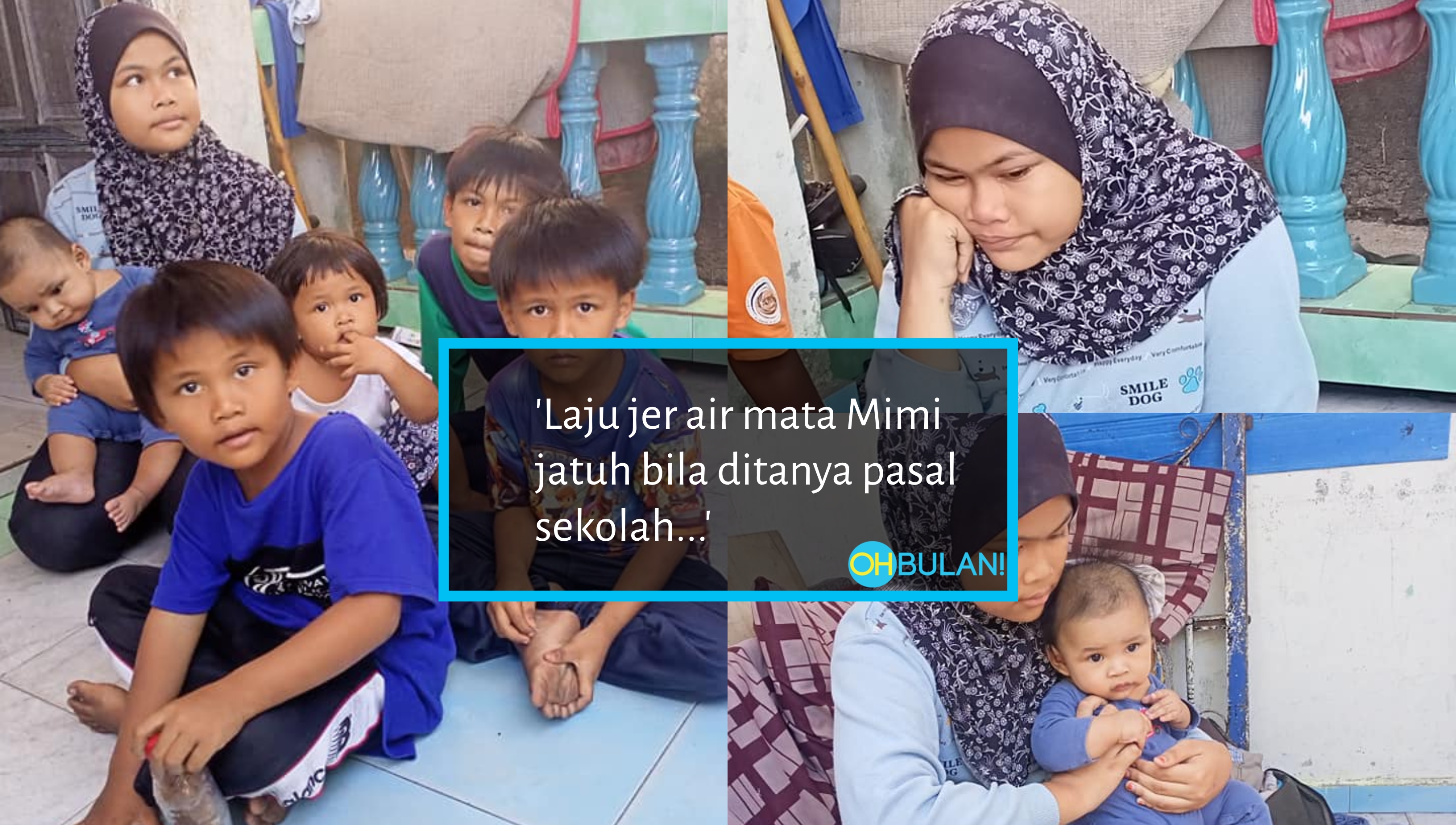 ‘Ayah Ditangkap Polis, Emak Kemurungan…’ – Kisah Sebak 6 Beradik Membesar Tanpa Ibu Bapa Di Sisi