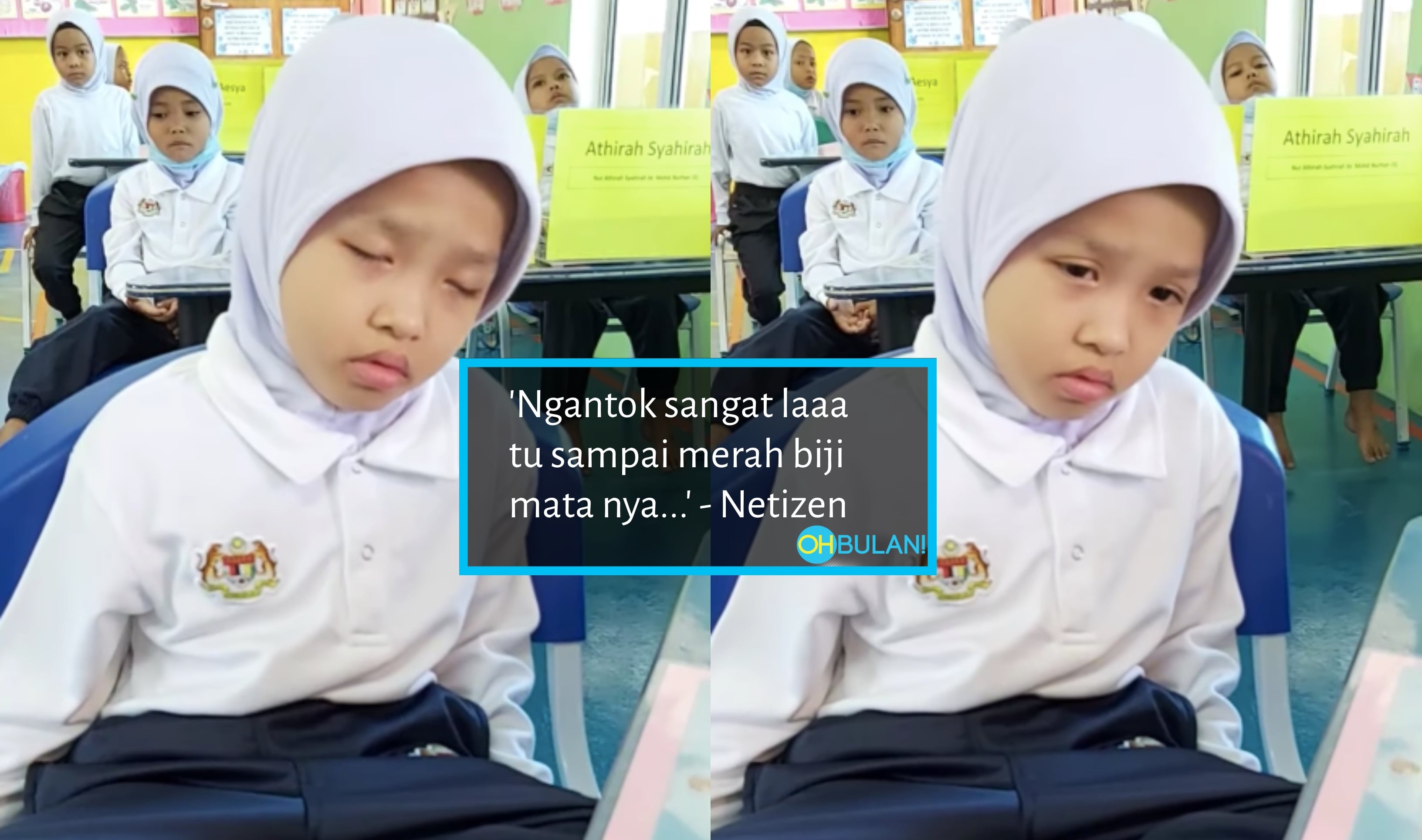 [VIDEO] Mengantuk Sungguh Naaa Dik, Merah Mata-Mata!