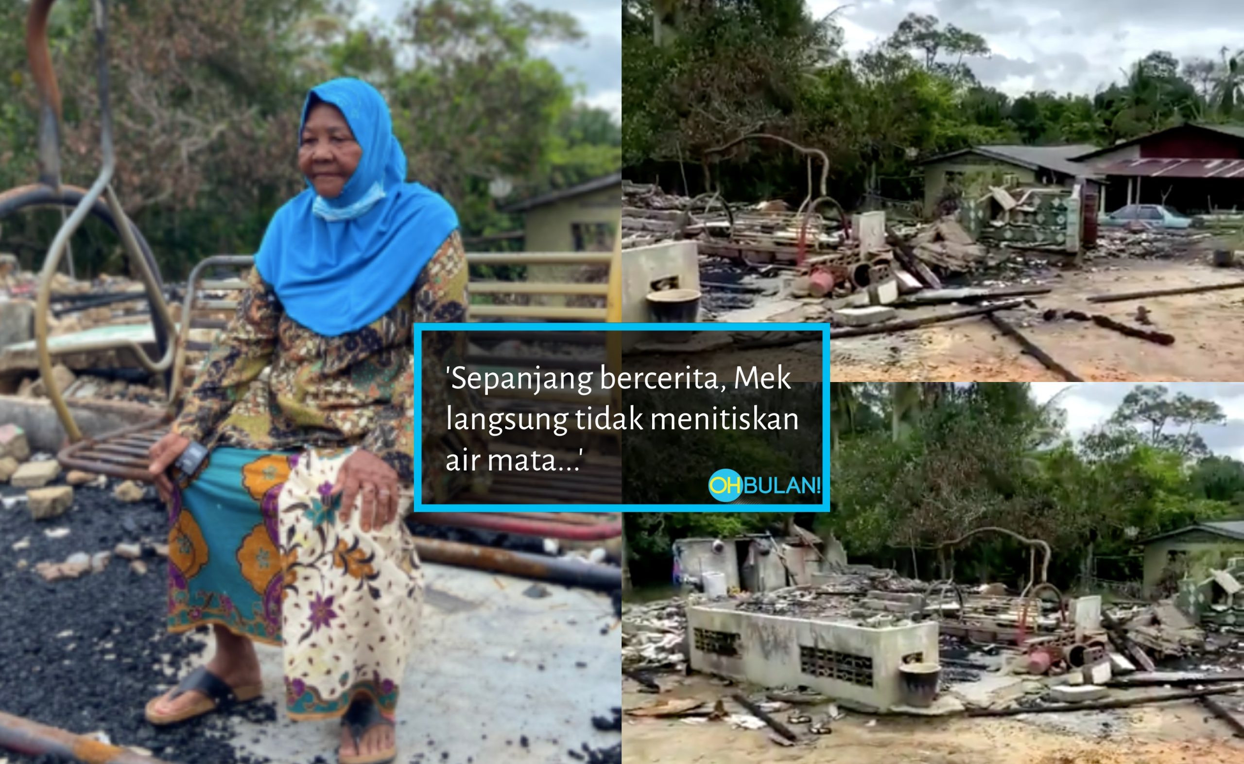 Anak Baru Meninggal 3 Bulan Lepas, Rumah Pula Terbakar…