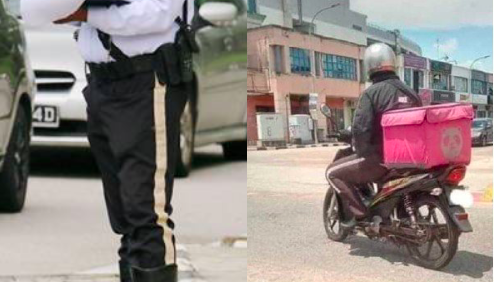 Polis Nafi Anggota Buat Part Time Hantar Makanan
