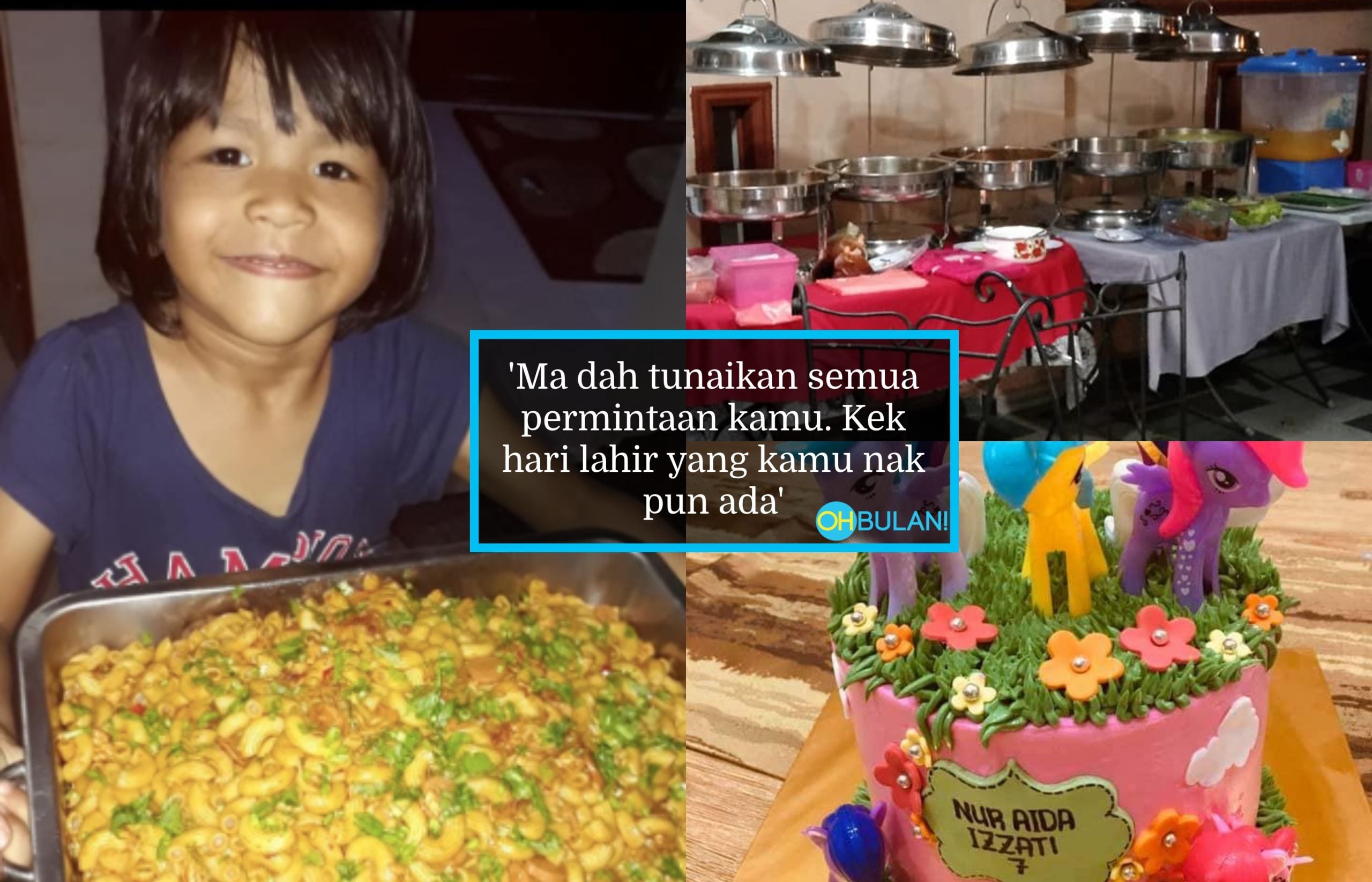 Tak Sempat Sambut Hari Jadi, Anak Dijemput Ilahi, Ibu Tempah Lauk Kegemaran Untuk Tahlil Arwah