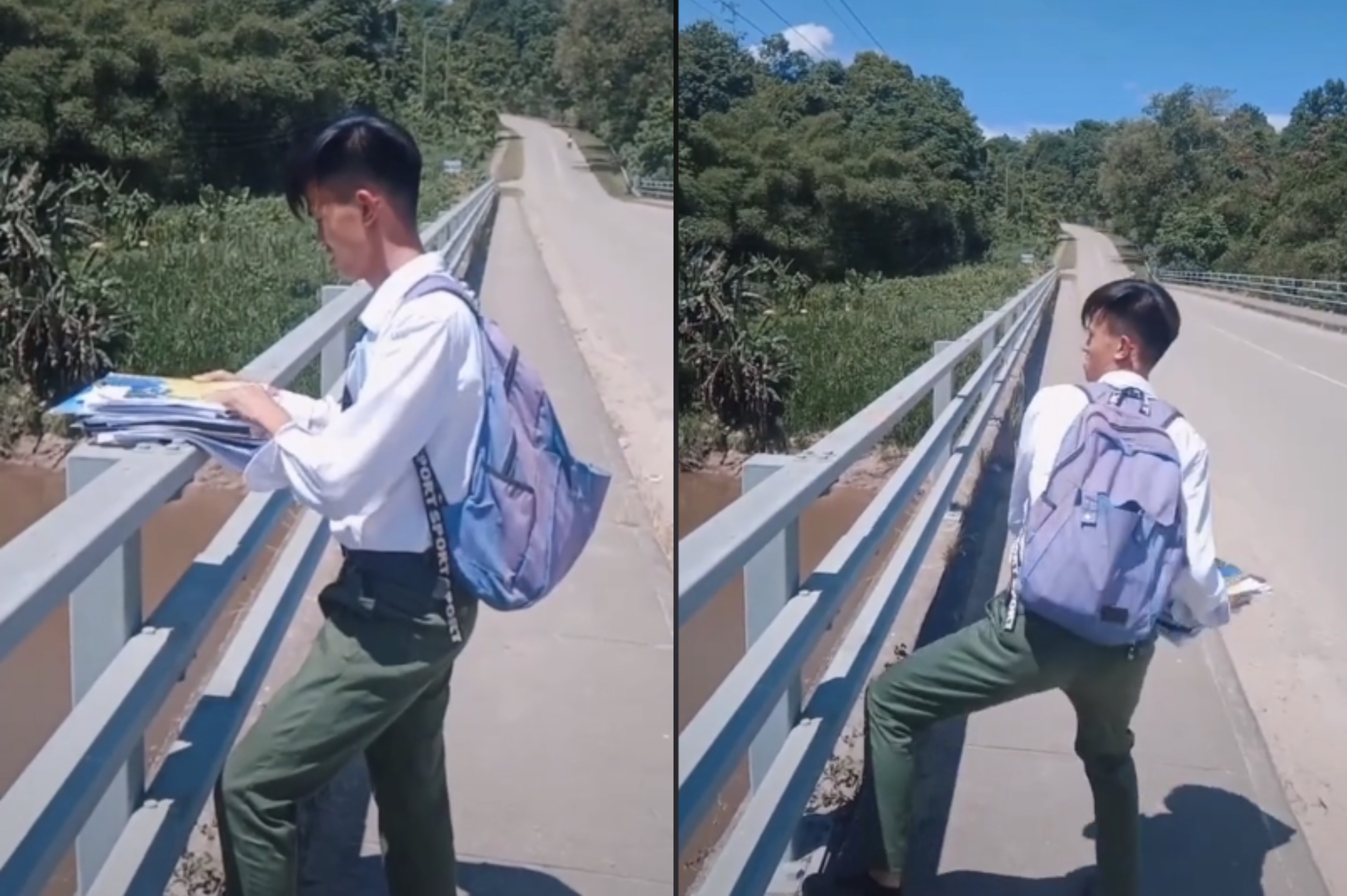 Kementerian Alam Sekitar & Air ‘Cari’ Remaja Buang Buku Dalam Sungai